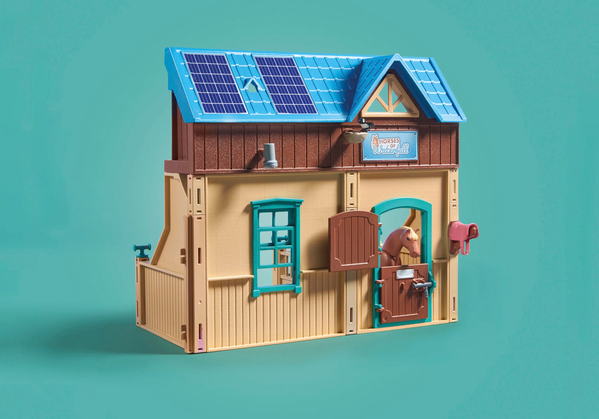 Playmobil® Konstruktions-Spielset »Reittherapie & Tierarztpraxis (71352), Horses of Waterfall«, (164 St.)