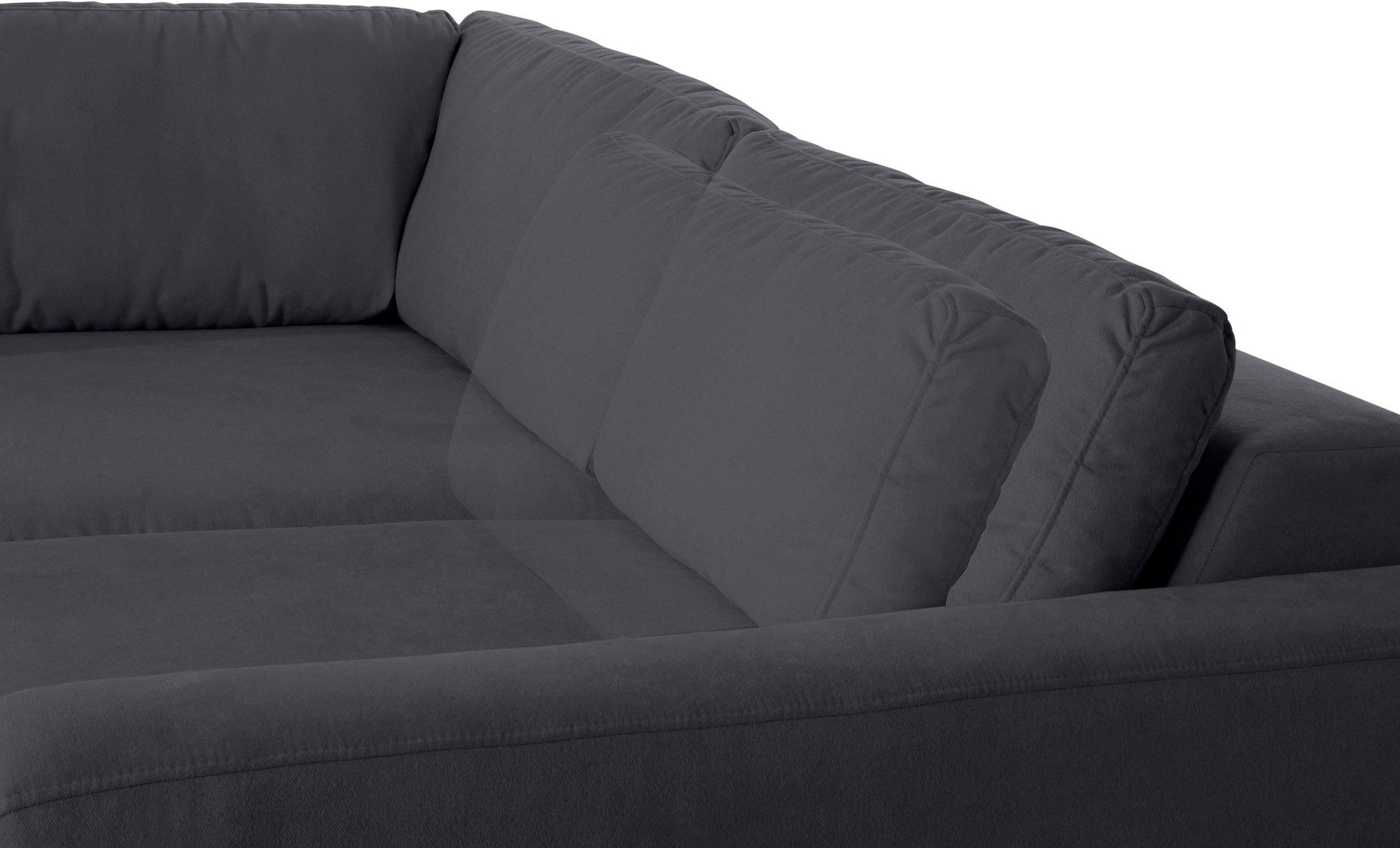 Places of Style Wohnlandschaft »Bloomfield, Mega Polsterprogramm, Breite 405cm, viel Platz, U-Form«, mit extra tiefer Sitzfläche, wahlweise mit Sitztiefenverstellung