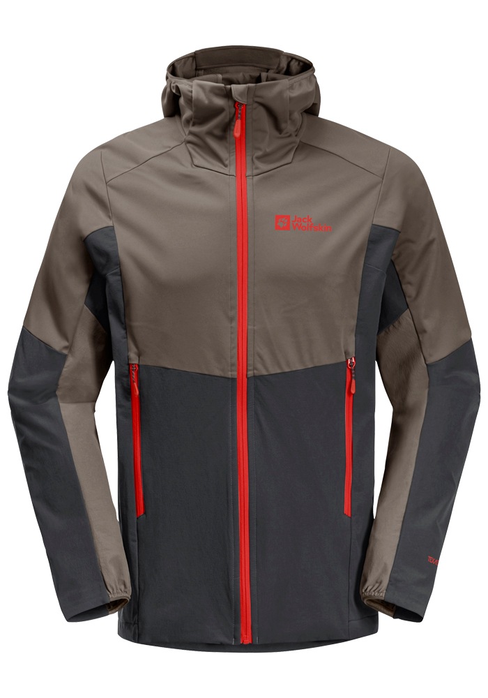 Jack Wolfskin Outdoorjacke »BRISSTAL HOODY M«, mit Kapuze