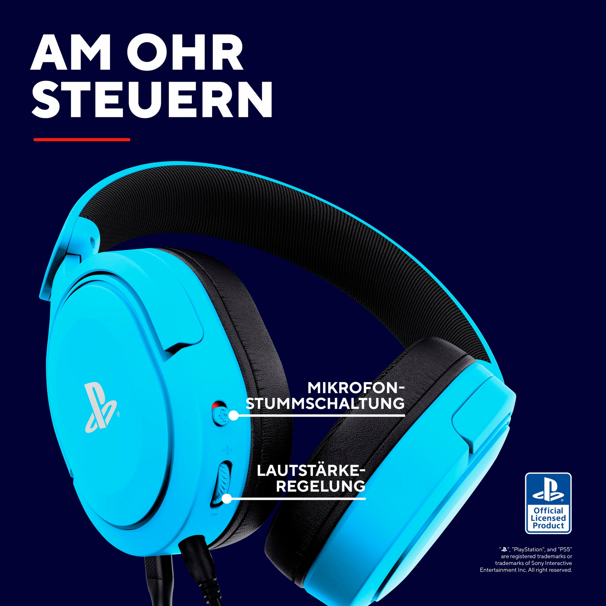 Trust Gaming-Headset »GXT 498B Forta«, Mikrofon abnehmbar