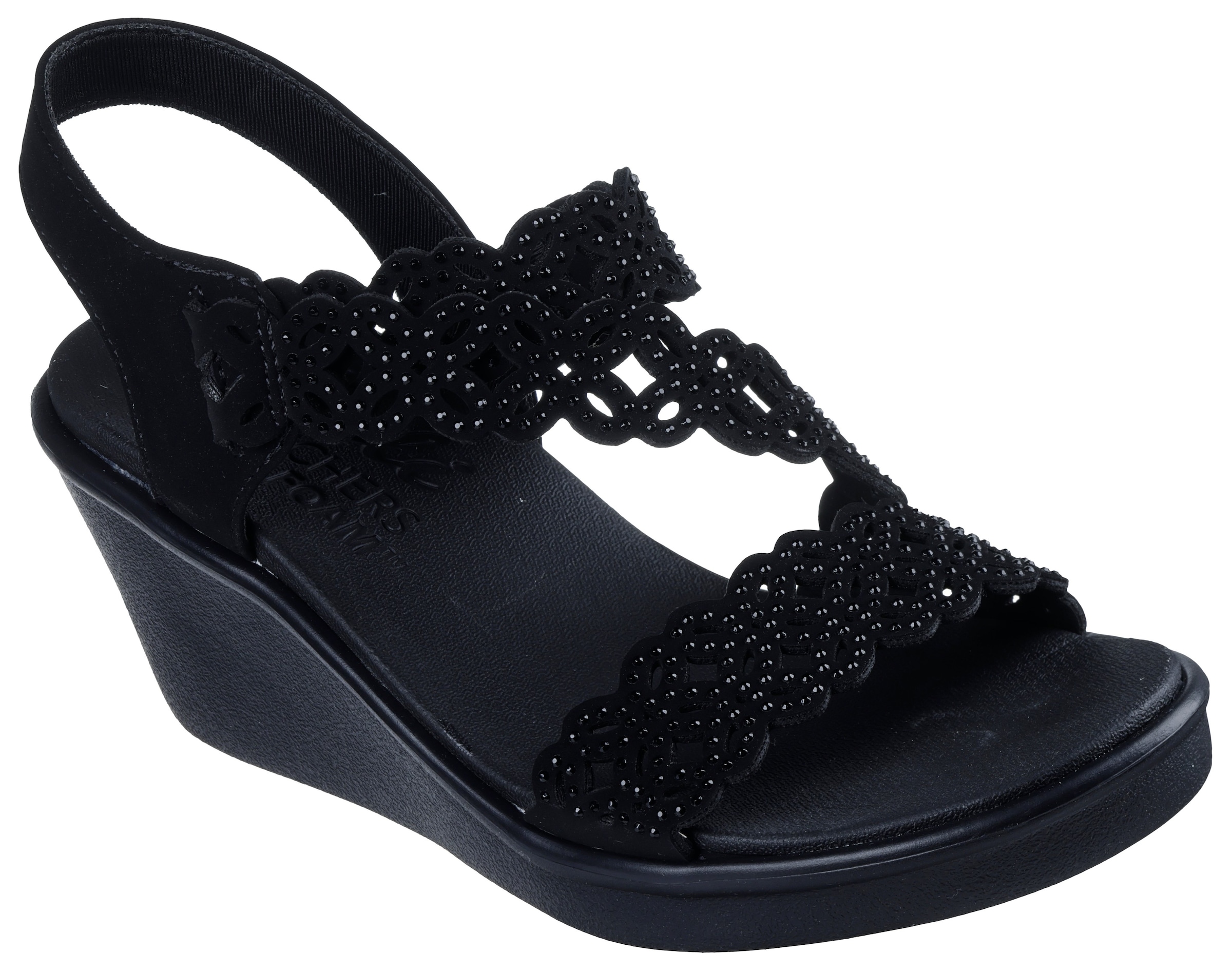 Skechers Keilsandalette »RUMBLE ON-SASSIER DAYZ«, Sandalette, Plateausandale mit Luxe Foam