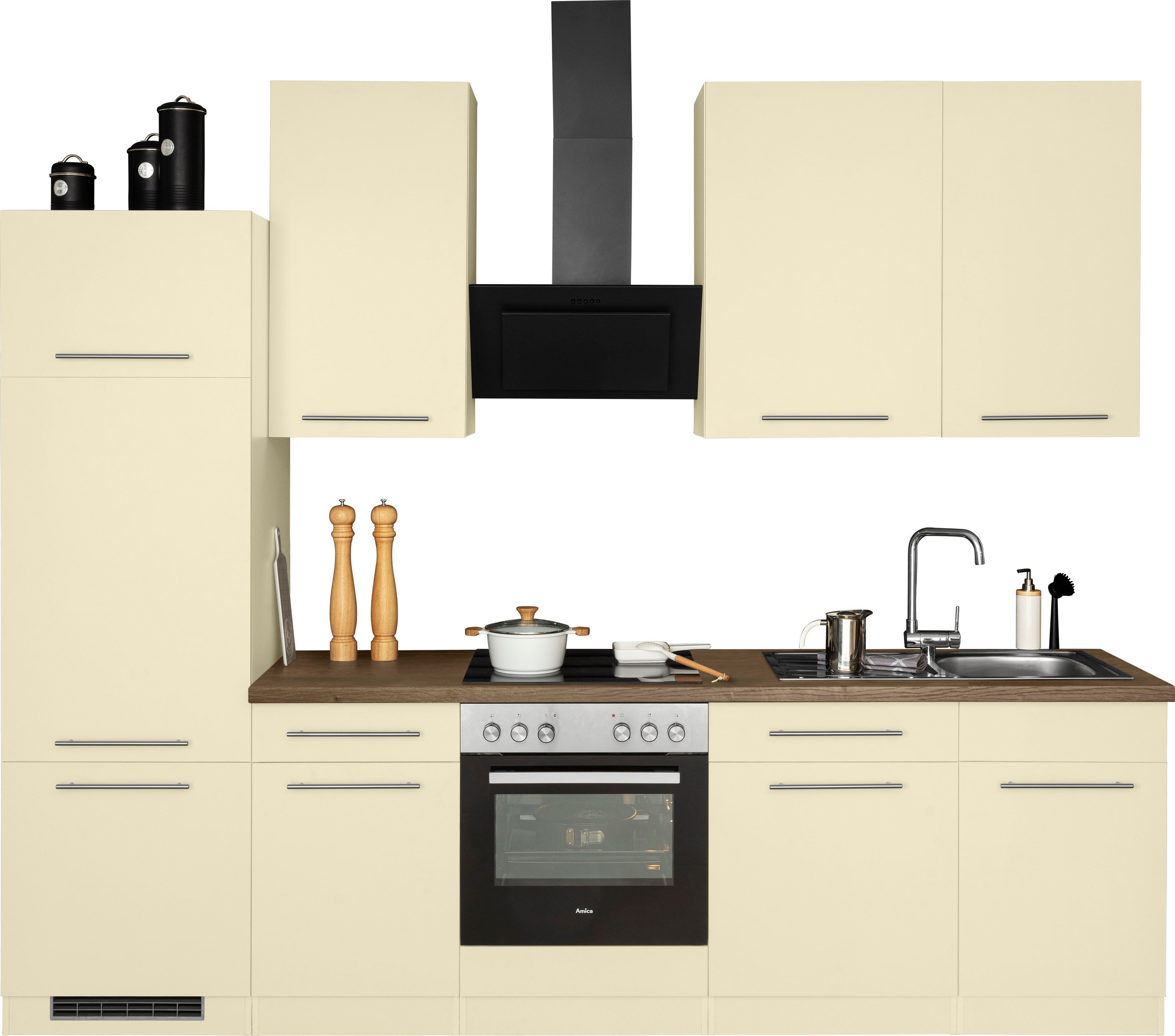 wiho Küchen Küchenzeile »Unna« ohne E-Geräte, Breite 280 cm