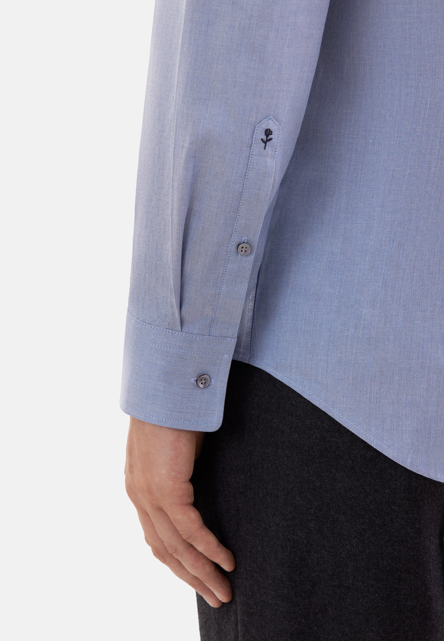 seidensticker Businesshemd »Schwarze Rose« Slim 1/1 Kentkragen Uni