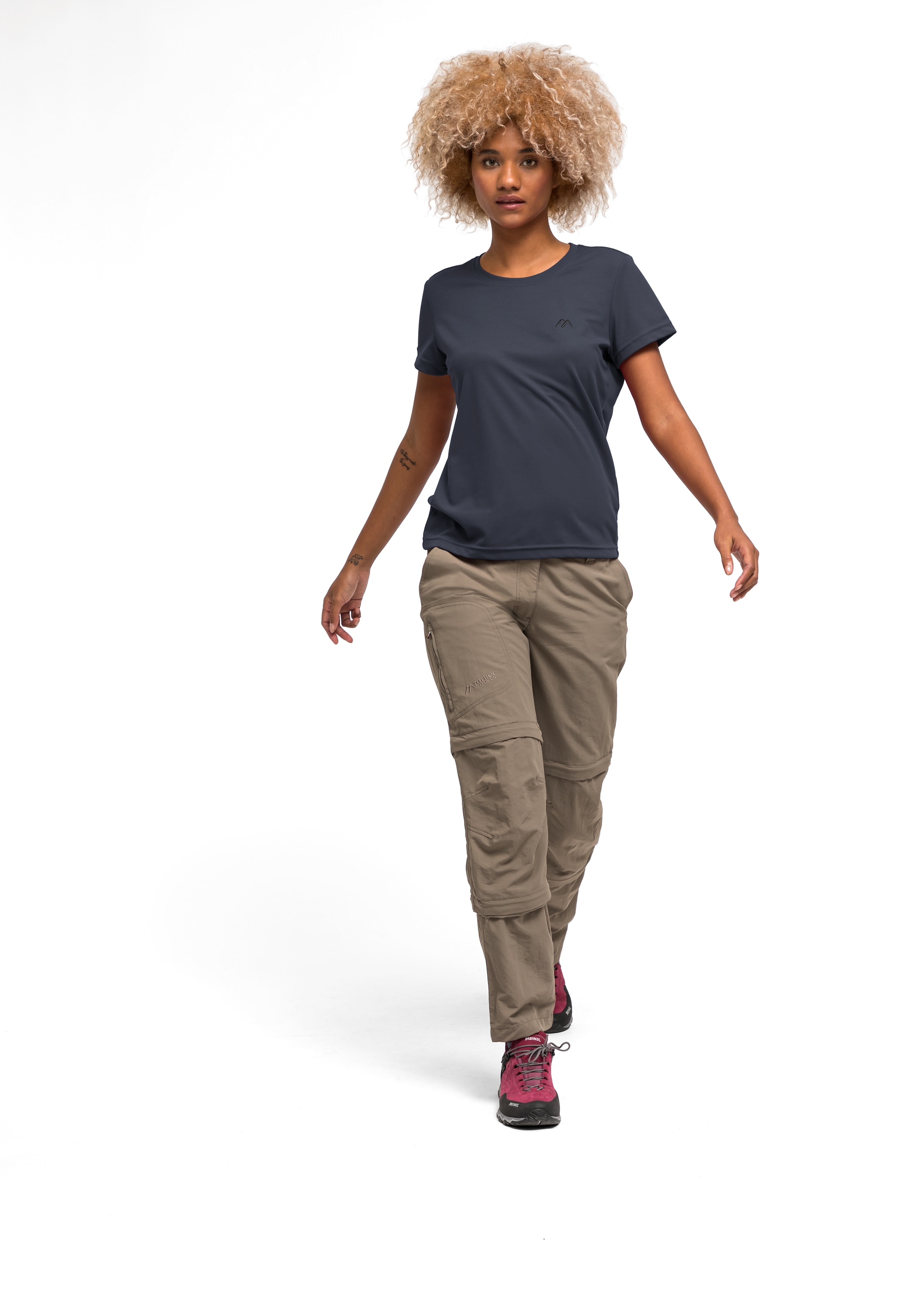 Maier Sports Funktionsshirt »Waltraud«, Damen T-Shirt, schnelltrocknendes Freizeitshirt, Regular Fit