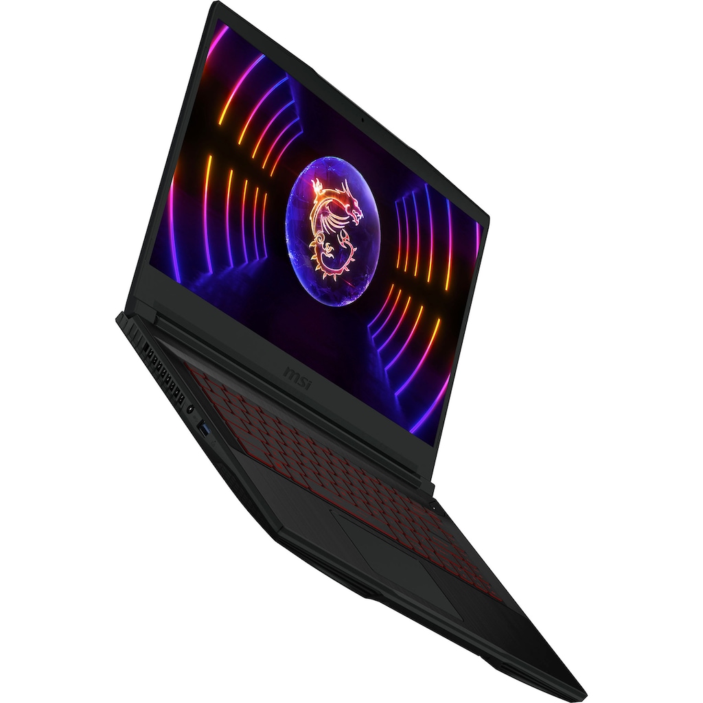 MSI Gaming-Notebook »Thin GF63 12UC-822«, 39,6 cm, / 15,6 Zoll, Intel, Core i5, GeForce RTX 3050, 512 GB SSD