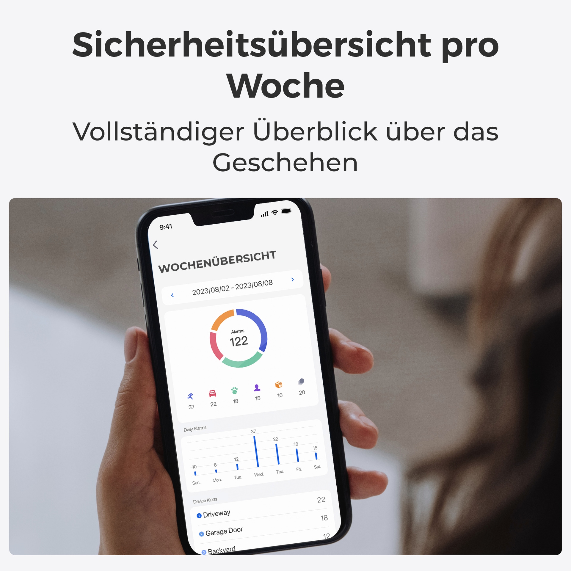 Reolink Überwachungskamera »Hub 1 + Trackmix Series W760 WiFi-Outdoor«, Außenbereich