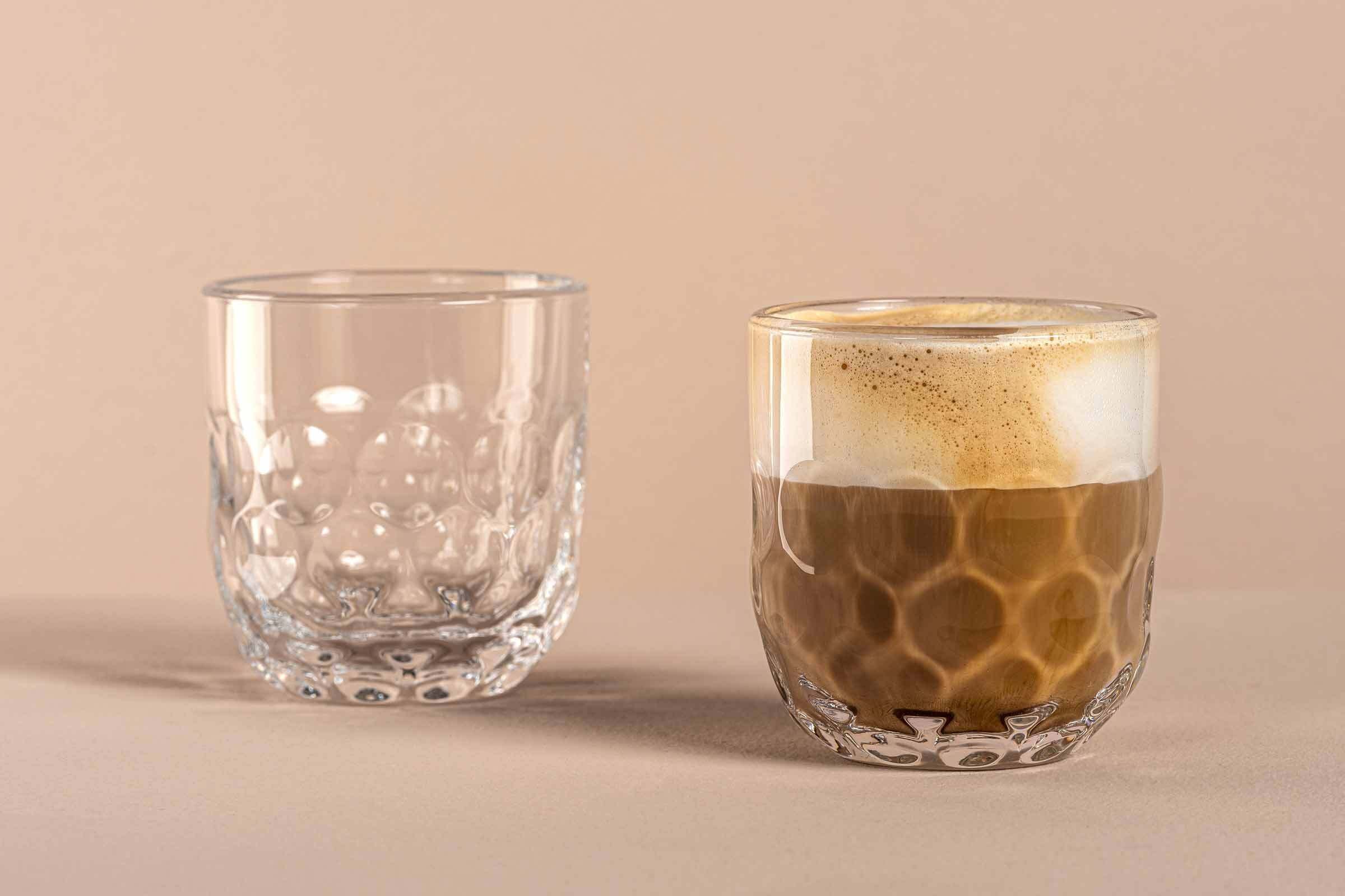 LEONARDO Latte-Macchiato-Glas »Kaffeegläser (1) Gocce 220 ml 2er Set transparent«