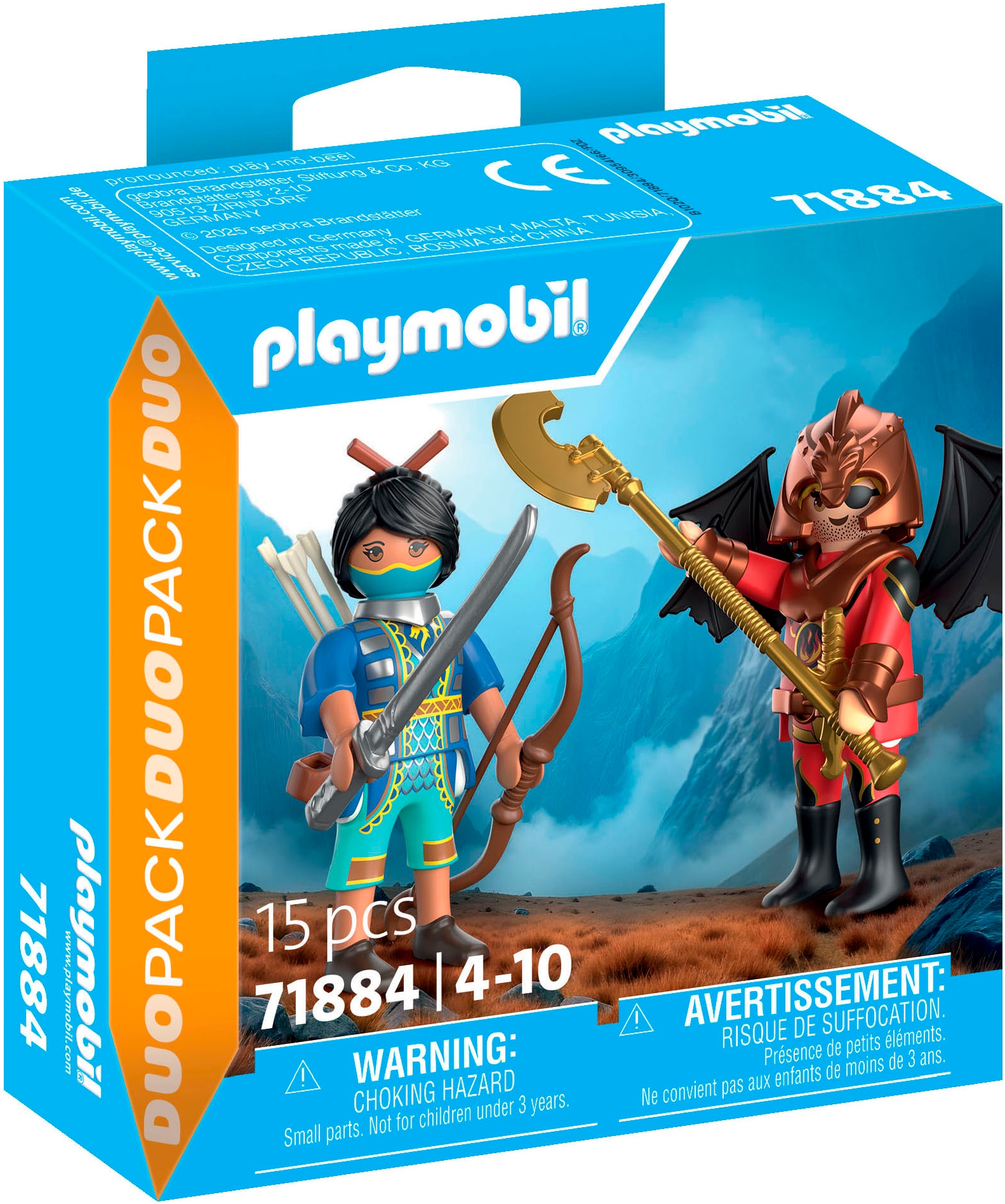 Playmobil® Konstruktions-Spielset »Novelmore vs. Burnham Duell (71884), Duo Pack« Made in Europe