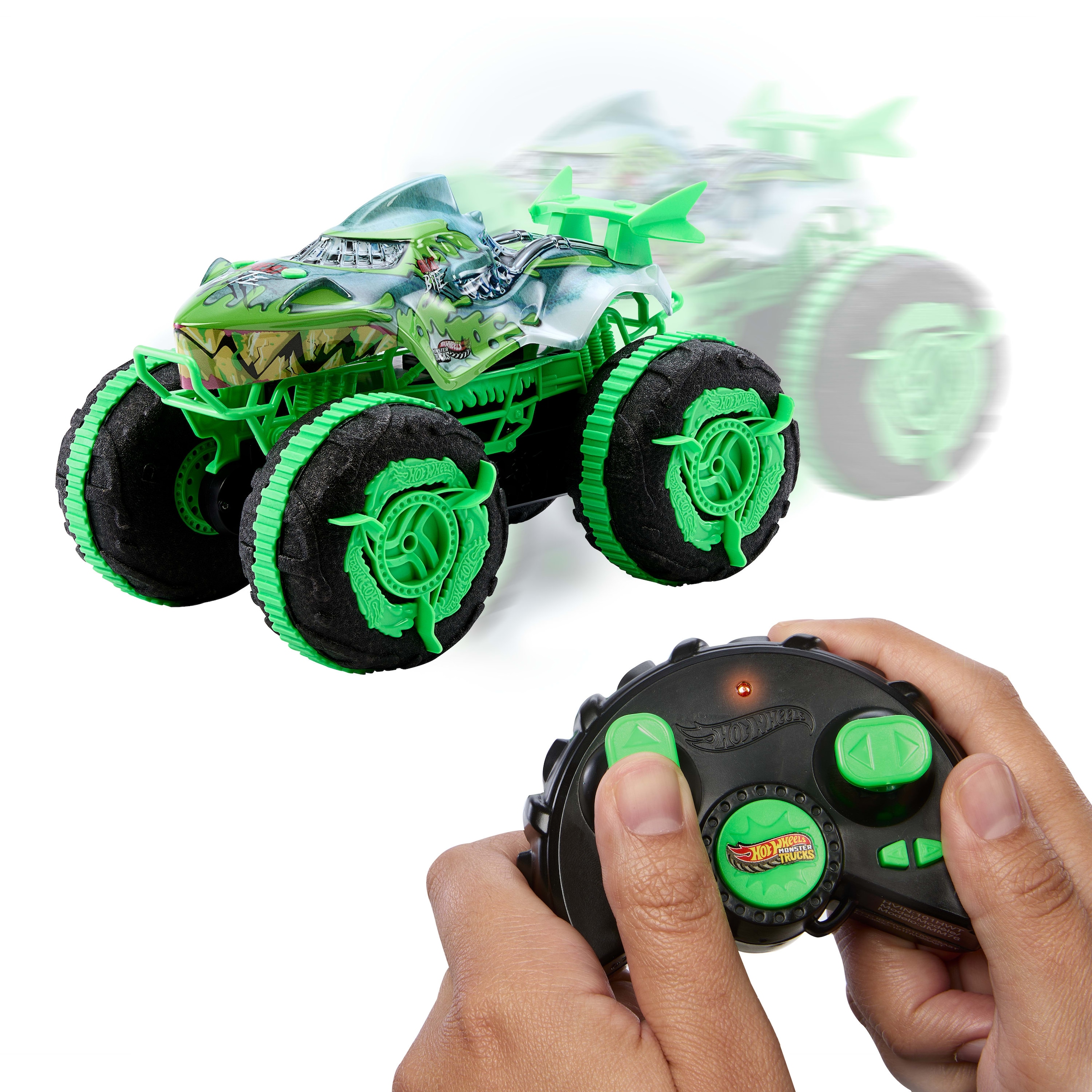 Hot Wheels RC-Monstertruck »Hot Wheels Monster Trucks R/C 1:15 All-Terrain Mutant Great Bite«
