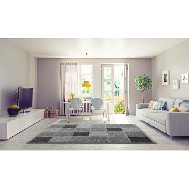 Home affaire Teppich »Kaspar«, rechteckig, Innen-und Outdoor geeignet,  Wohnzimmer online kaufen