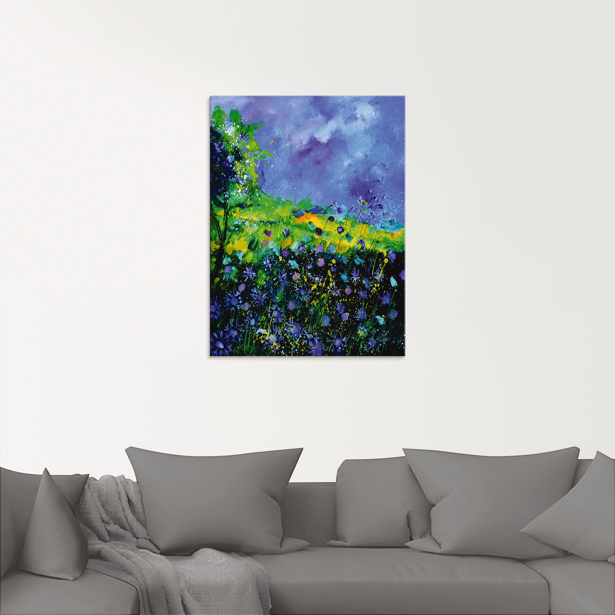 Artland Glasbild »Wilde Blumen«, Blumenwiese, (1 St.), in verschiedenen Größen