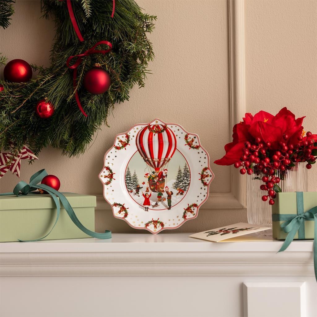 Villeroy & Boch Geschirr-Set »Frühstücks-Set Annual Christmas Edition 3-tlg. bunt« Handwäsche wird empfohlen