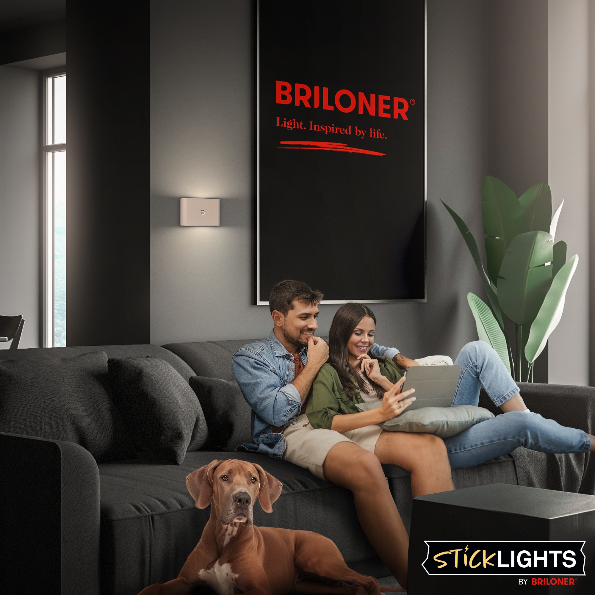 Briloner Leuchten LED Wandleuchte »CHET 3878011«