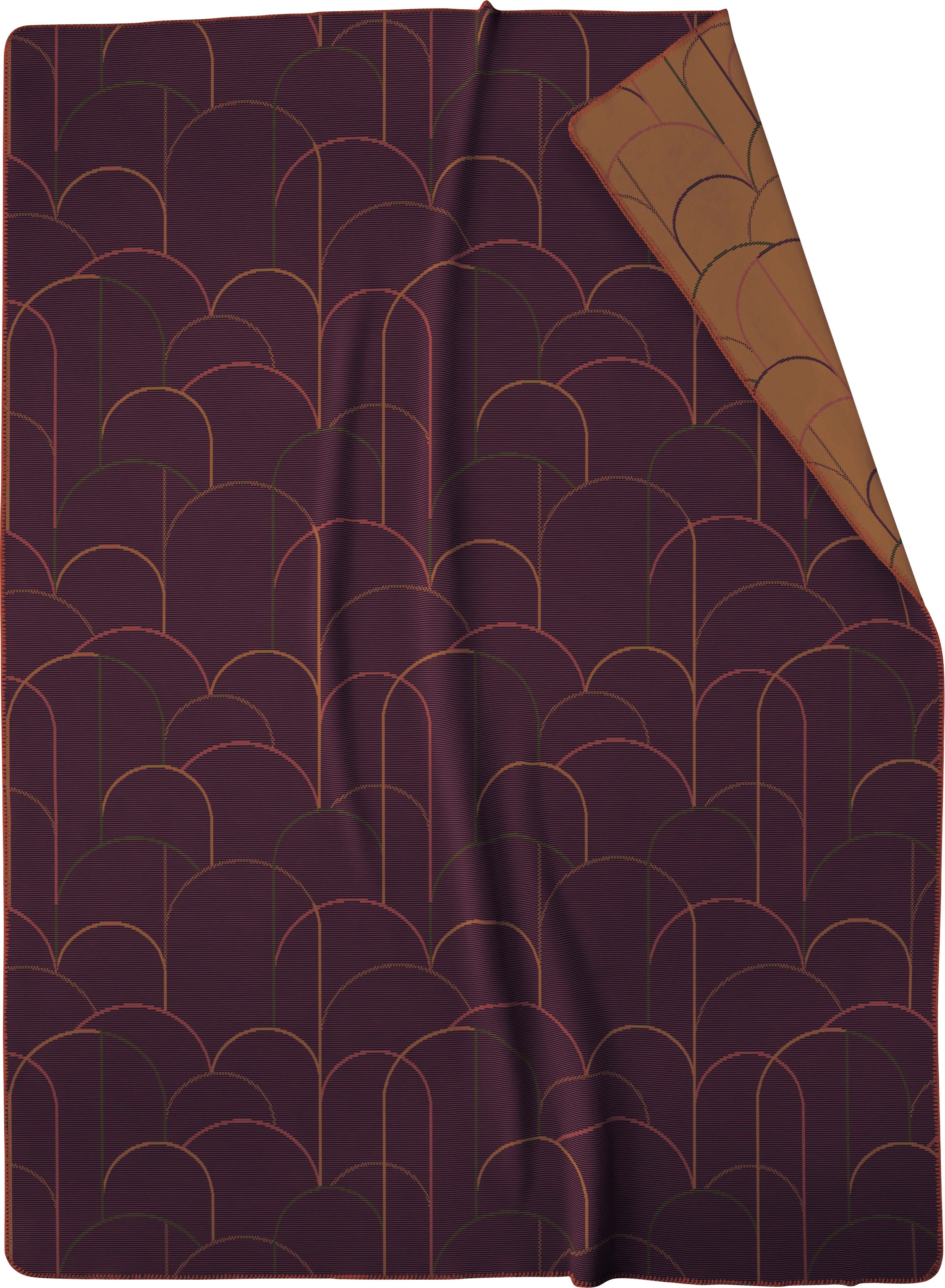 Biederlack Wohndecke »Ontario«, mit dezentem Allover-Design, Kuscheldecke