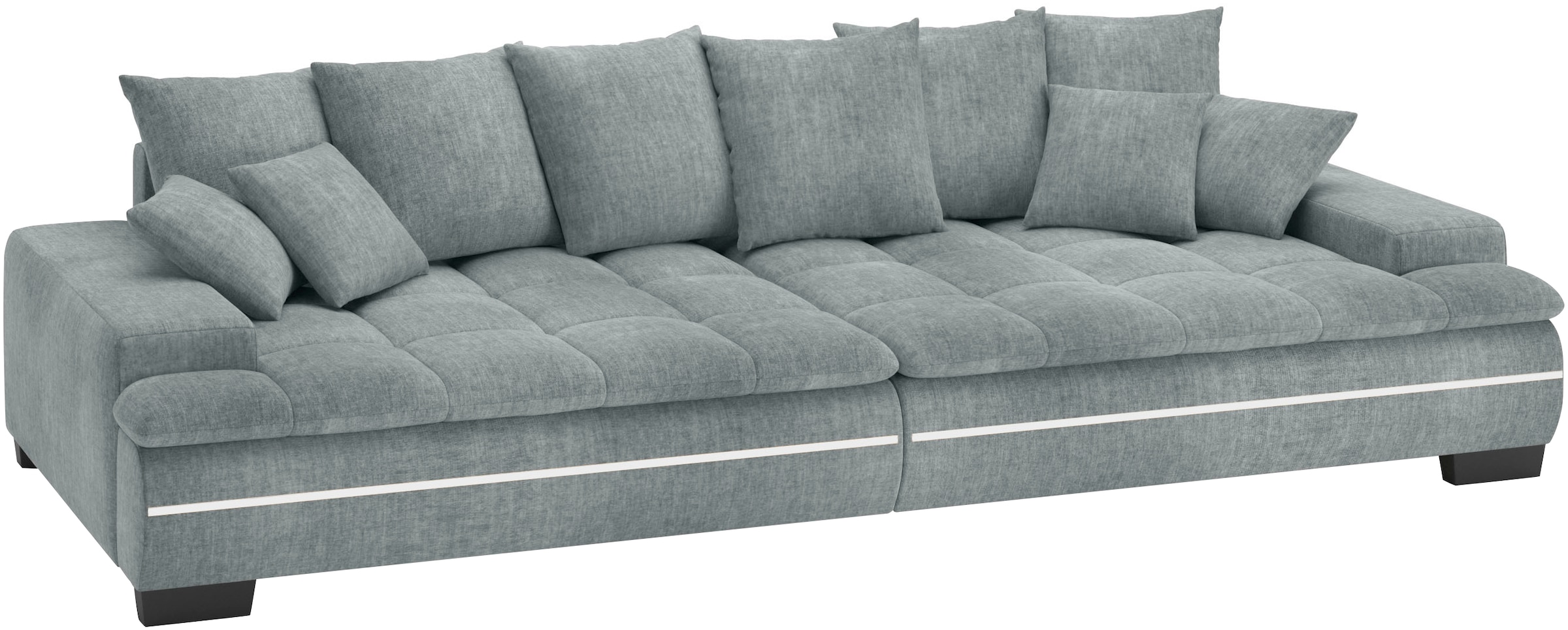 Mr. Couch Big-Sofa »Haiti II RGB-LED«, RGB-LED Beleuchtung, mit Handwerklich gearbeiteter Komfort-Steppung