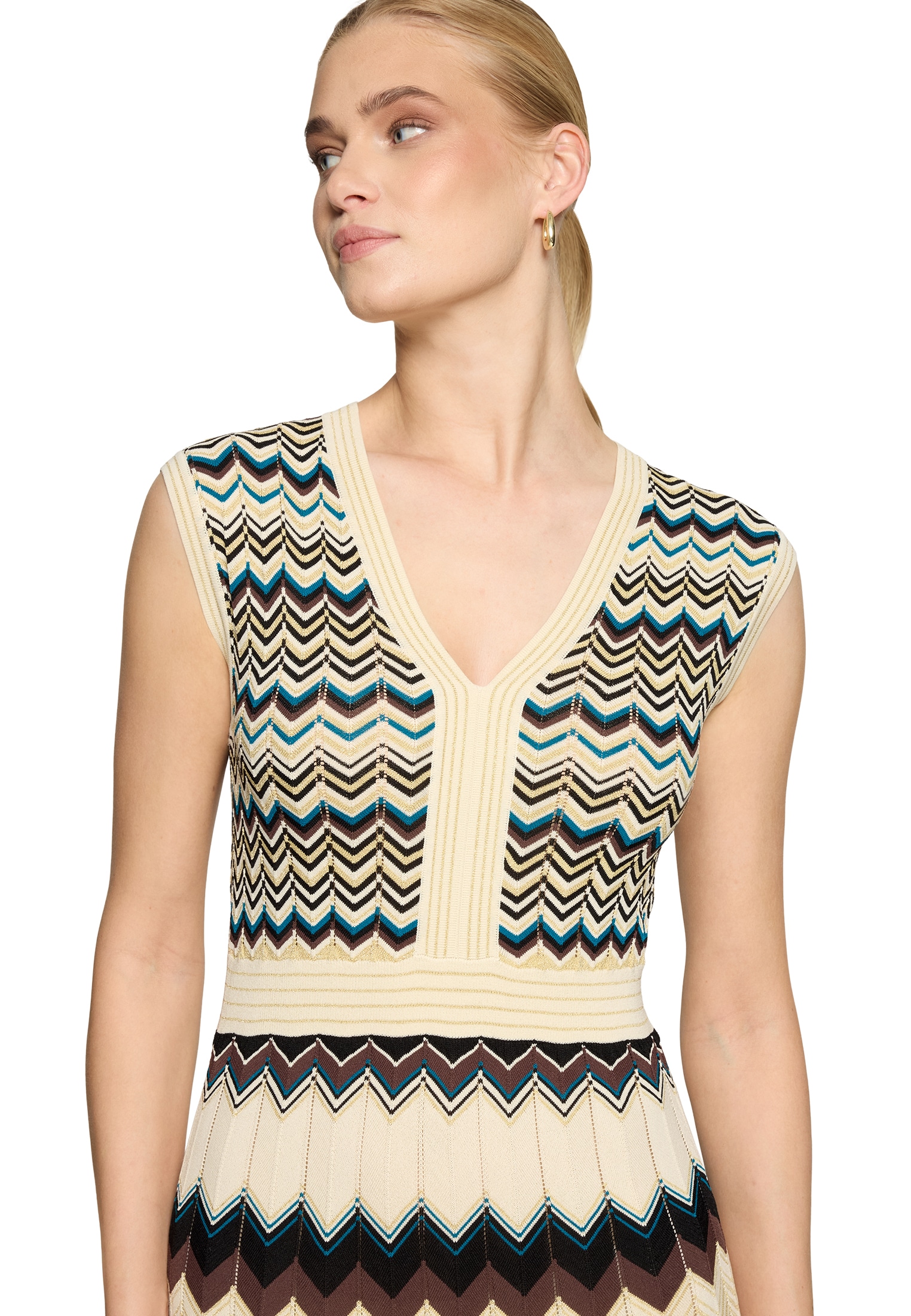 Zero Strickkleid »Strickkleid mit Lurexfaden«