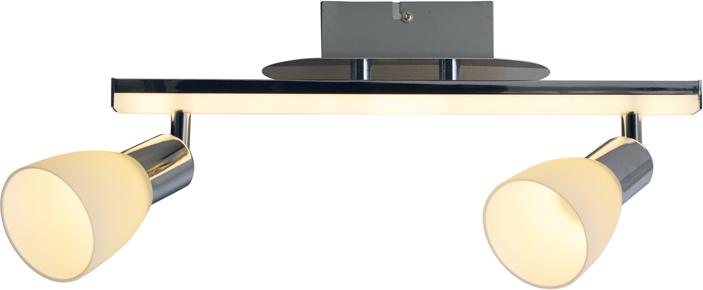 näve LED Deckenleuchte »Ibiza«, 3 flammig, Leuchtmittel LED-Board | LED fest integriert, incl. LED 2x4,3W + 1x6W ges. 14,6W 3000K; 2x344 + 1x480lm