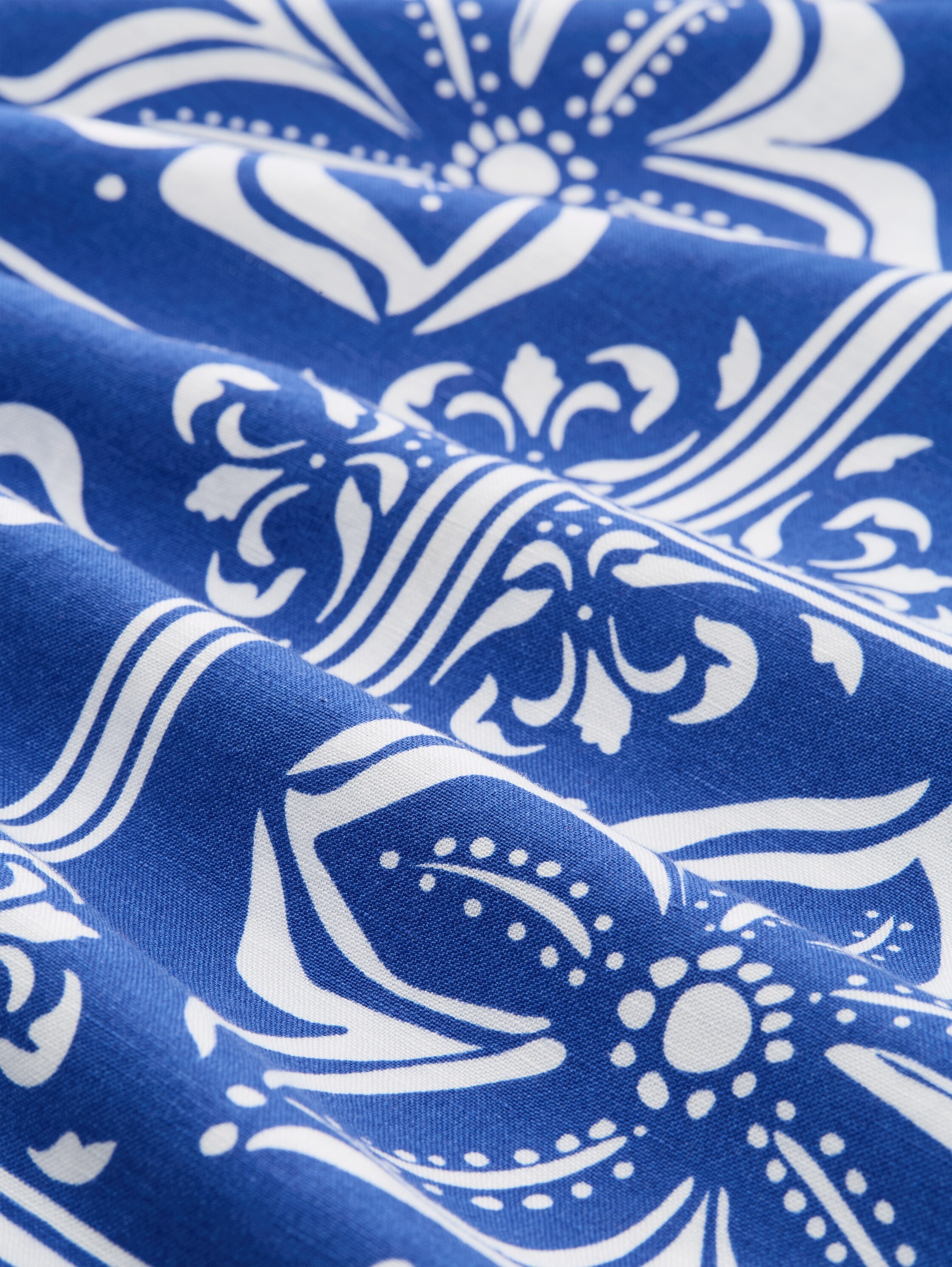 TOM TAILOR Polokleid Eingrifftaschen mit All-Over Print