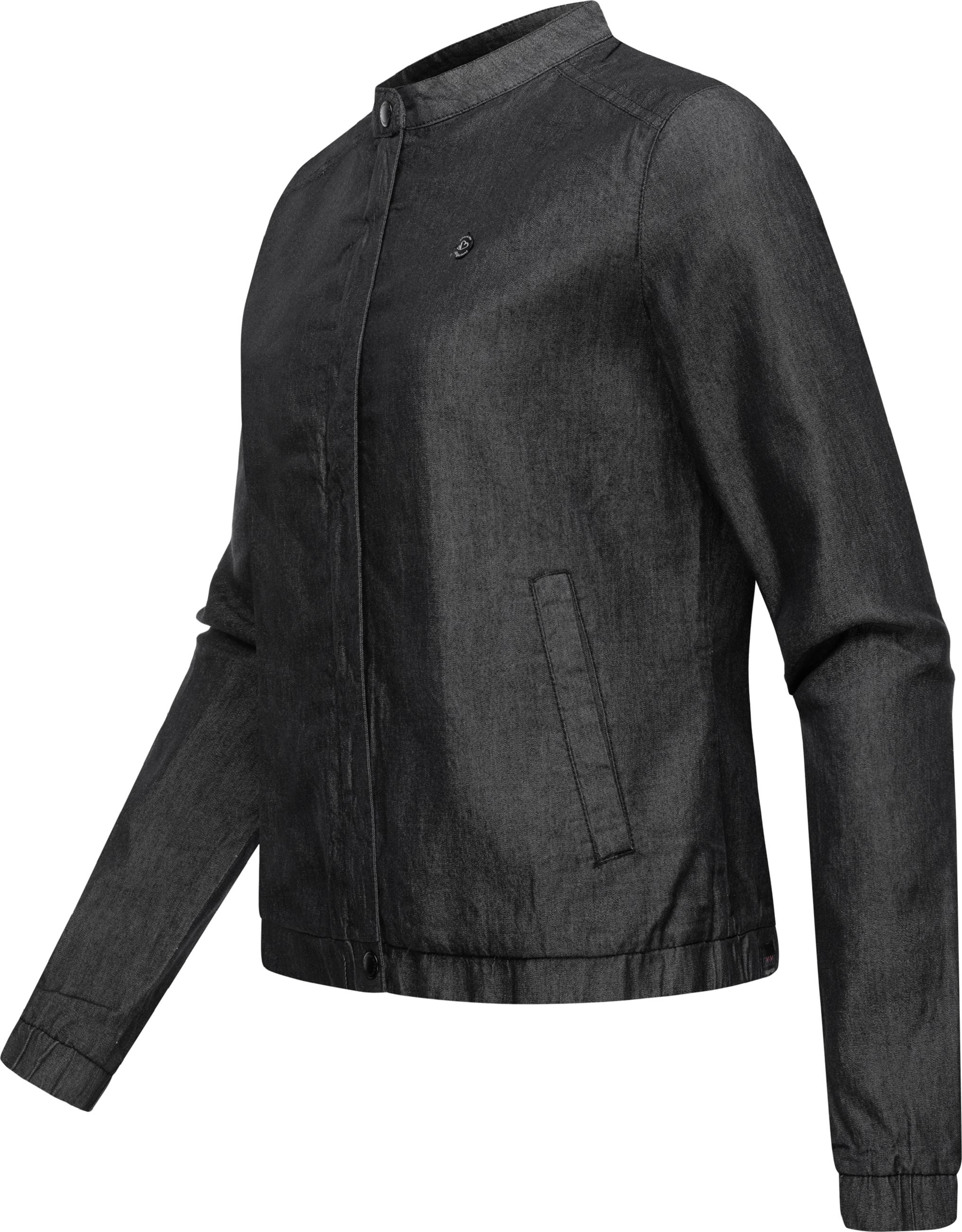 Ragwear Kurzjacke »Kurzjacke Malawi Denim«, ohne Kapuze, Leichte Übergangsjacke in Jeans-Optik