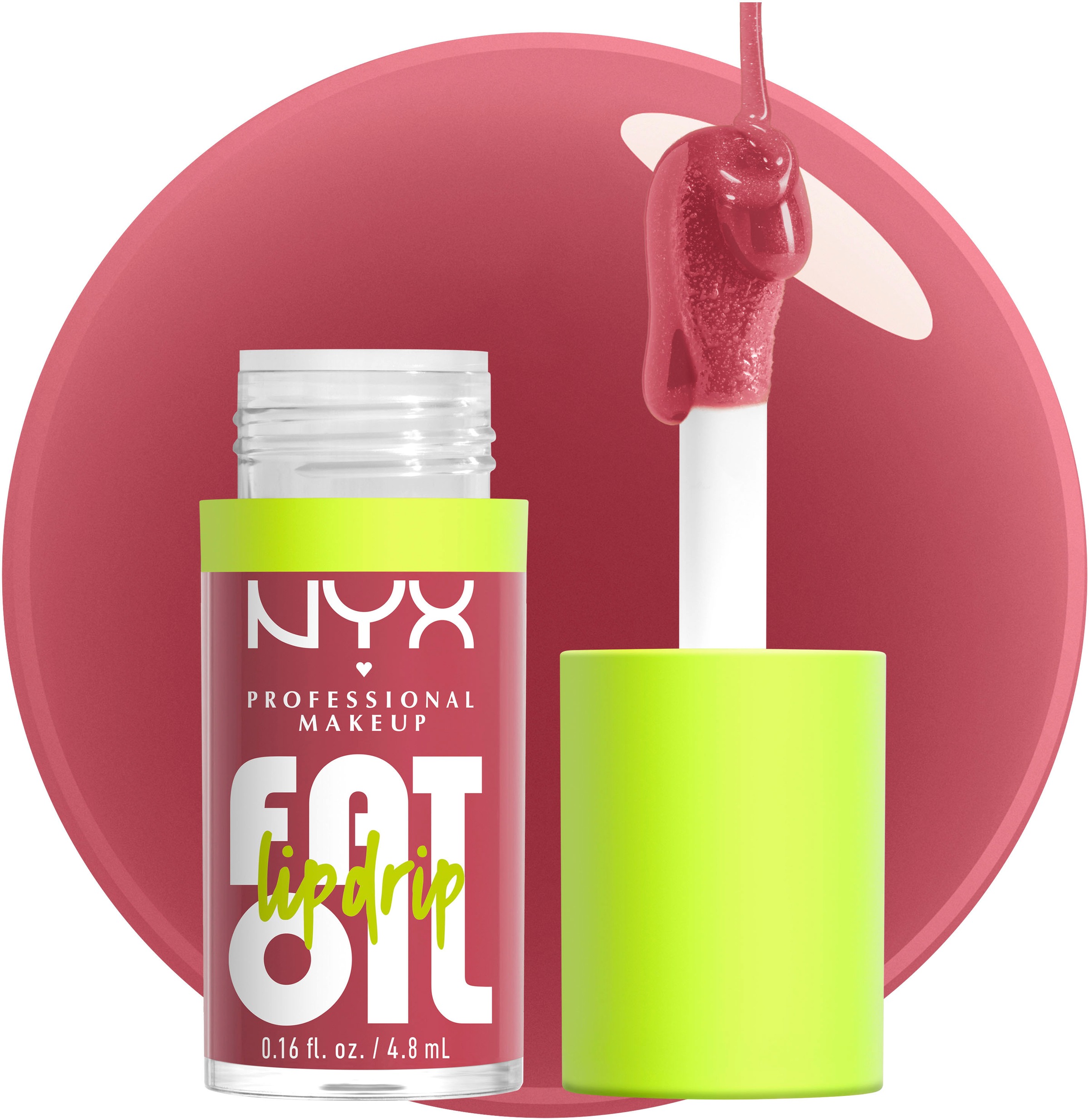 NYX Lipgloss »Makeup Fat Oil Lip Drip«, mit natürlichen Inhaltstoffen