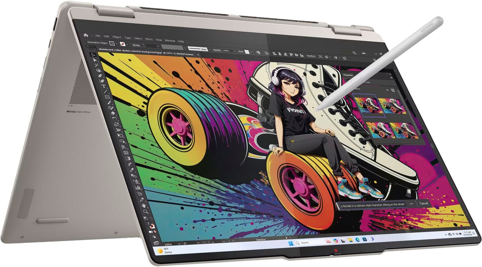 Lenovo Convertible Notebook »Yoga 7 2-in-1 16AKP10«, 40,6 cm, / 16 Zoll, AMD, Ryzen™ AI 7, Radeon 860M, 1000 GB SSD