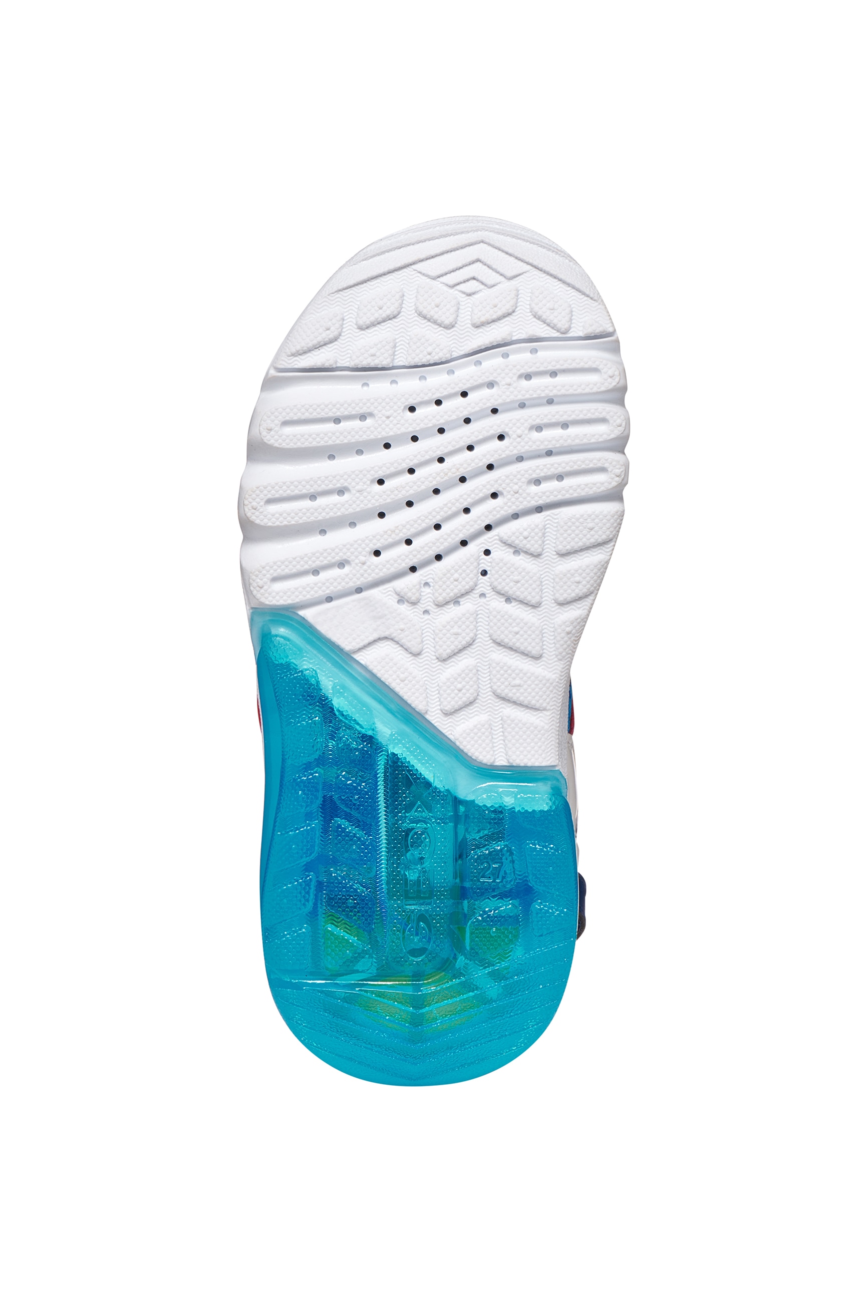 Geox Sandale »J SANDAL CIBERDRON B«  Klettschuh mit Blinkfunktion, Größenschablone zum Download