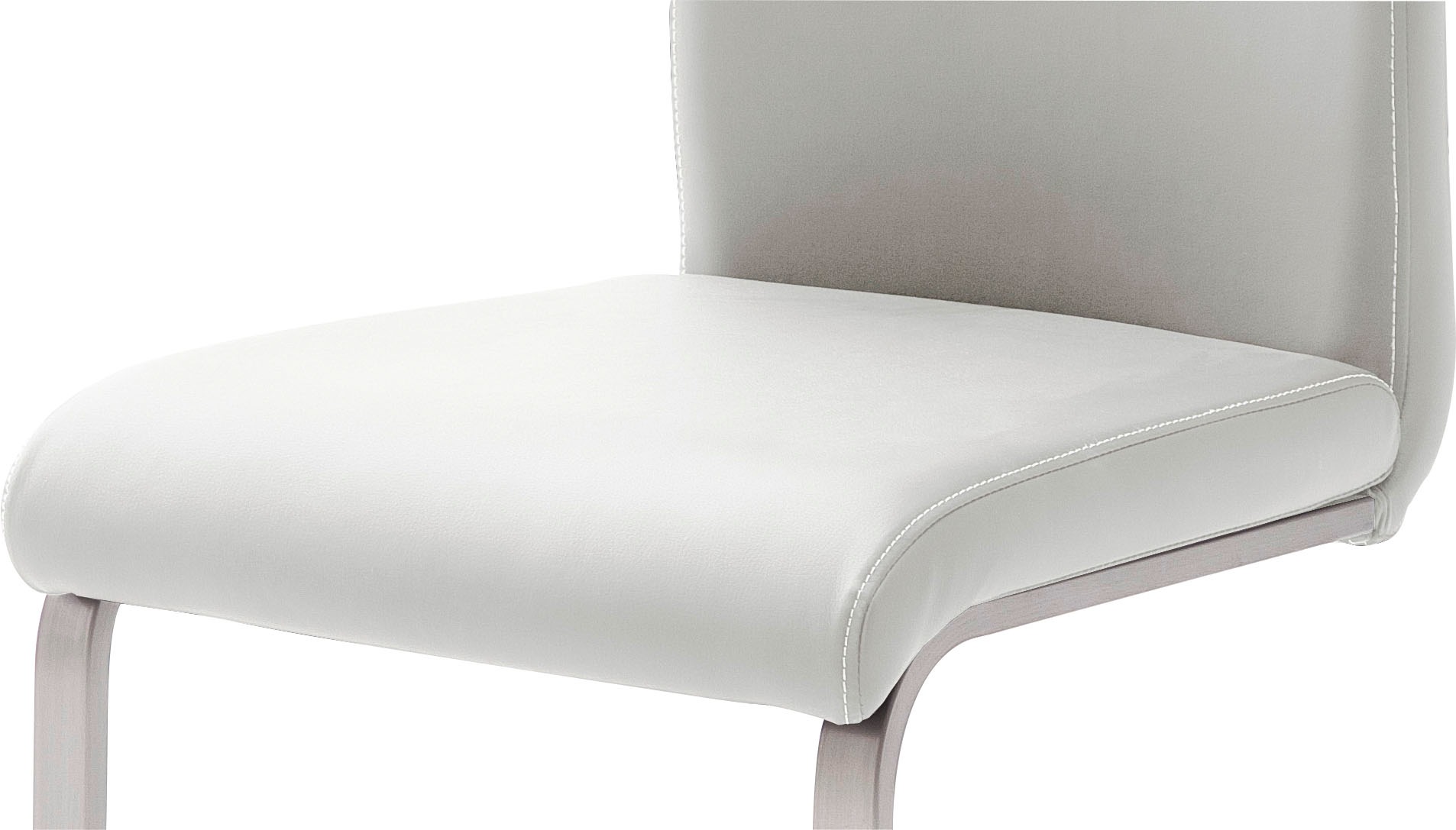 MCA furniture Freischwinger »Paulo«, St., 4 kg Stuhl bequem (Set), kaufen bis belastbar Kunstleder, 120