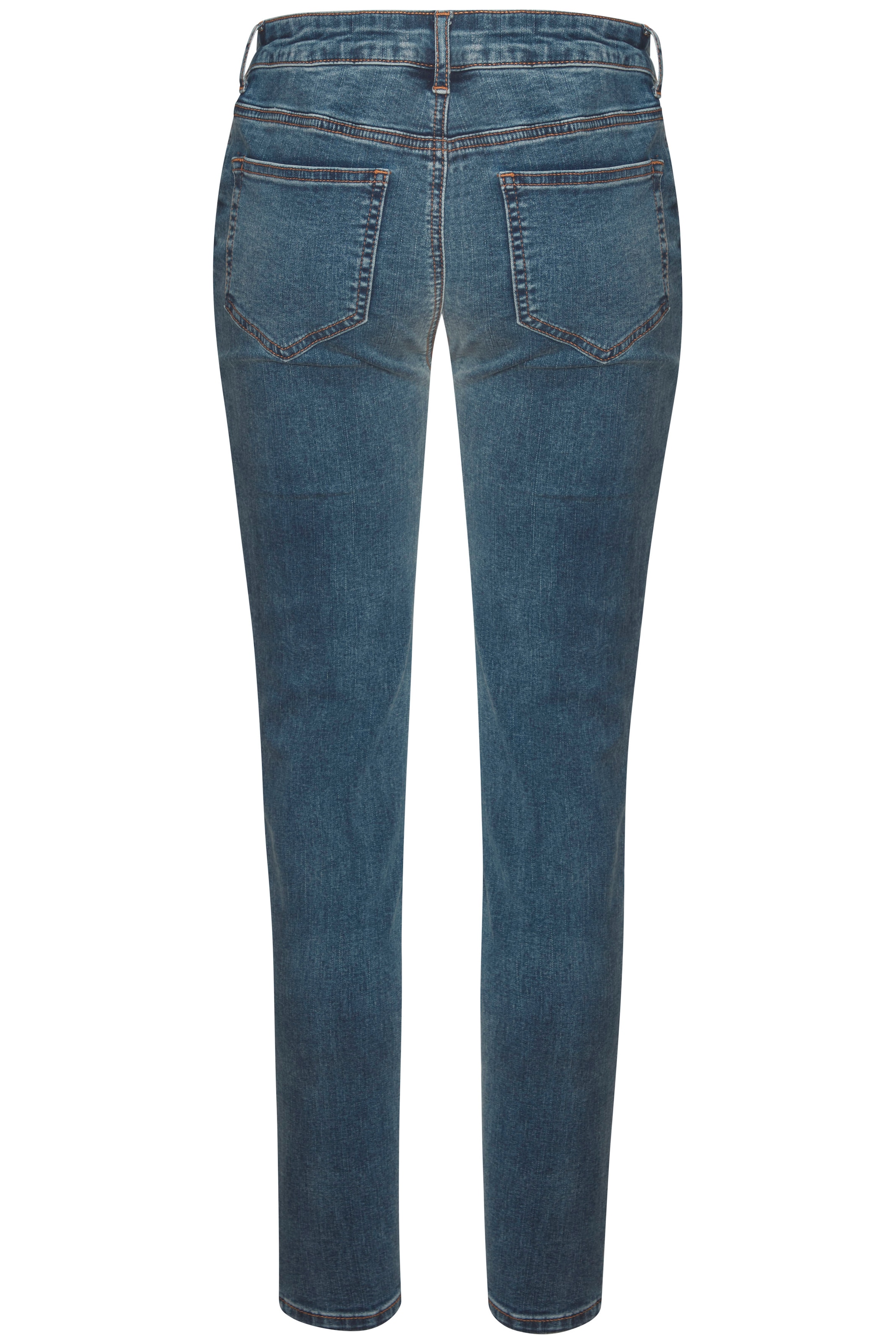 LASCANA High-waist-Jeans mit sichtbarer Knopfleiste und Stretch-Anteil, Skinny, High Waist