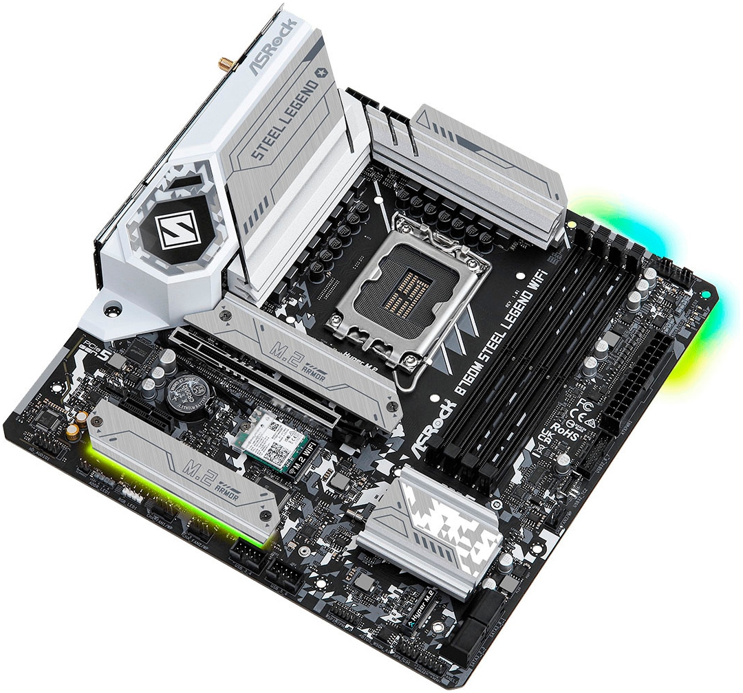 Asrock Mainboard »B760M Steel Legend WiFi«