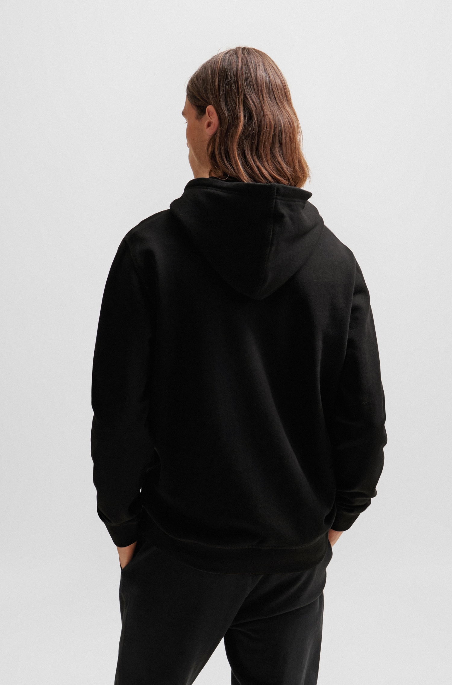 BOSS ORANGE Kapuzensweatshirt »Wetalk«, mit gesticktem BOSS Markenlabel