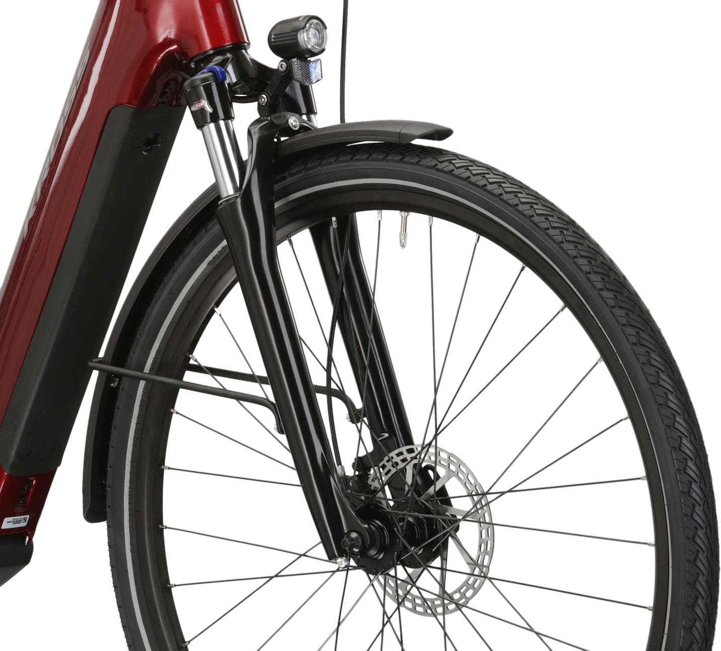 Kross E-Bike »E-Trekkingrad Trans Hybrid LS 3.0 28 Zoll rot«, 8 Gang, Shimano, Acera T3000, Mittelmotor 250 W, Pedelec, Elektrofahrrad für Damen und Herren