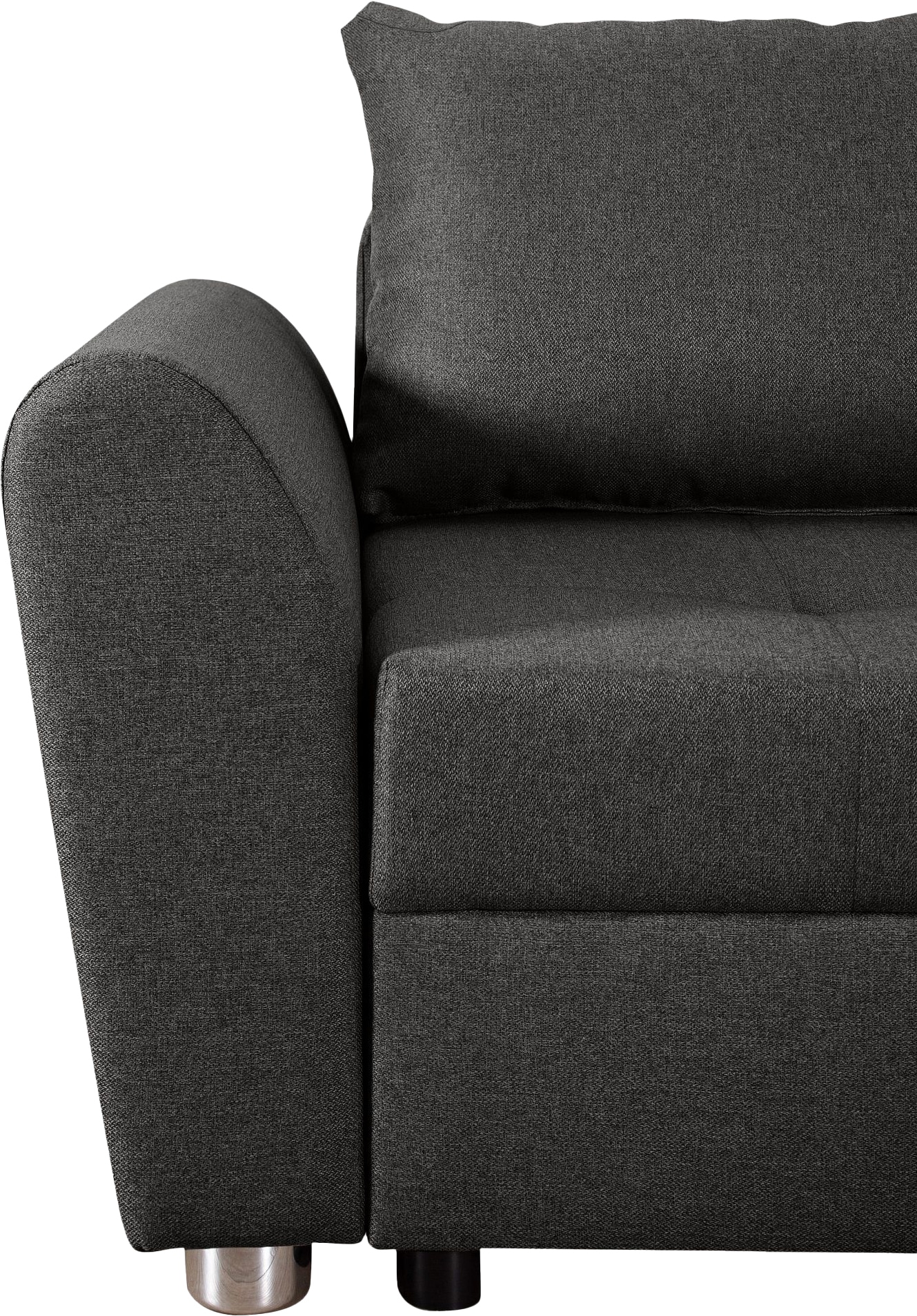 COLLECTION AB Ecksofa »Jana L-Form«, inkl. Bettfunktion,Bettkasten und Bonnelfederkern