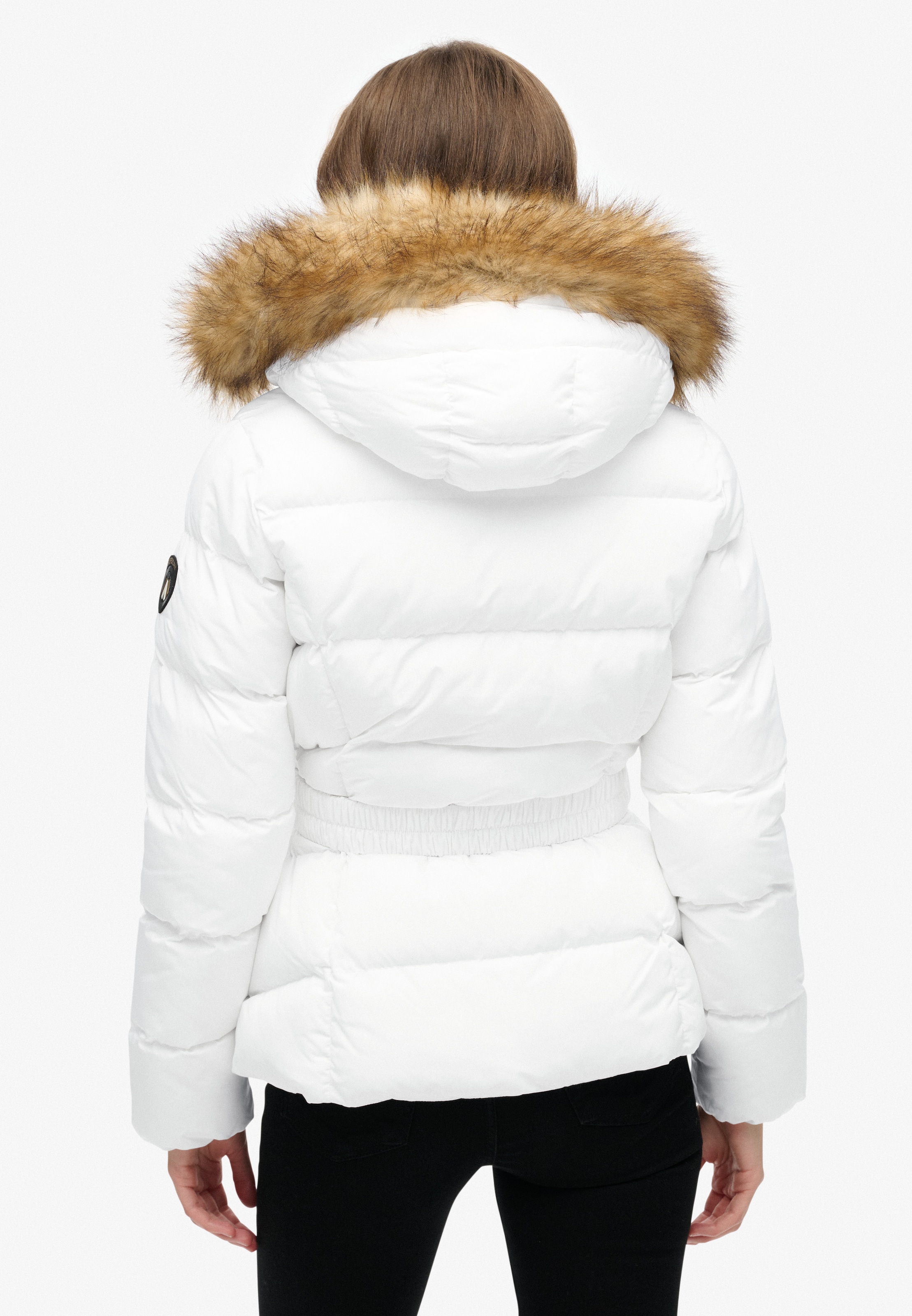 Superdry Steppjacke »FUJI BELTED PUFFER« mit Kapuze