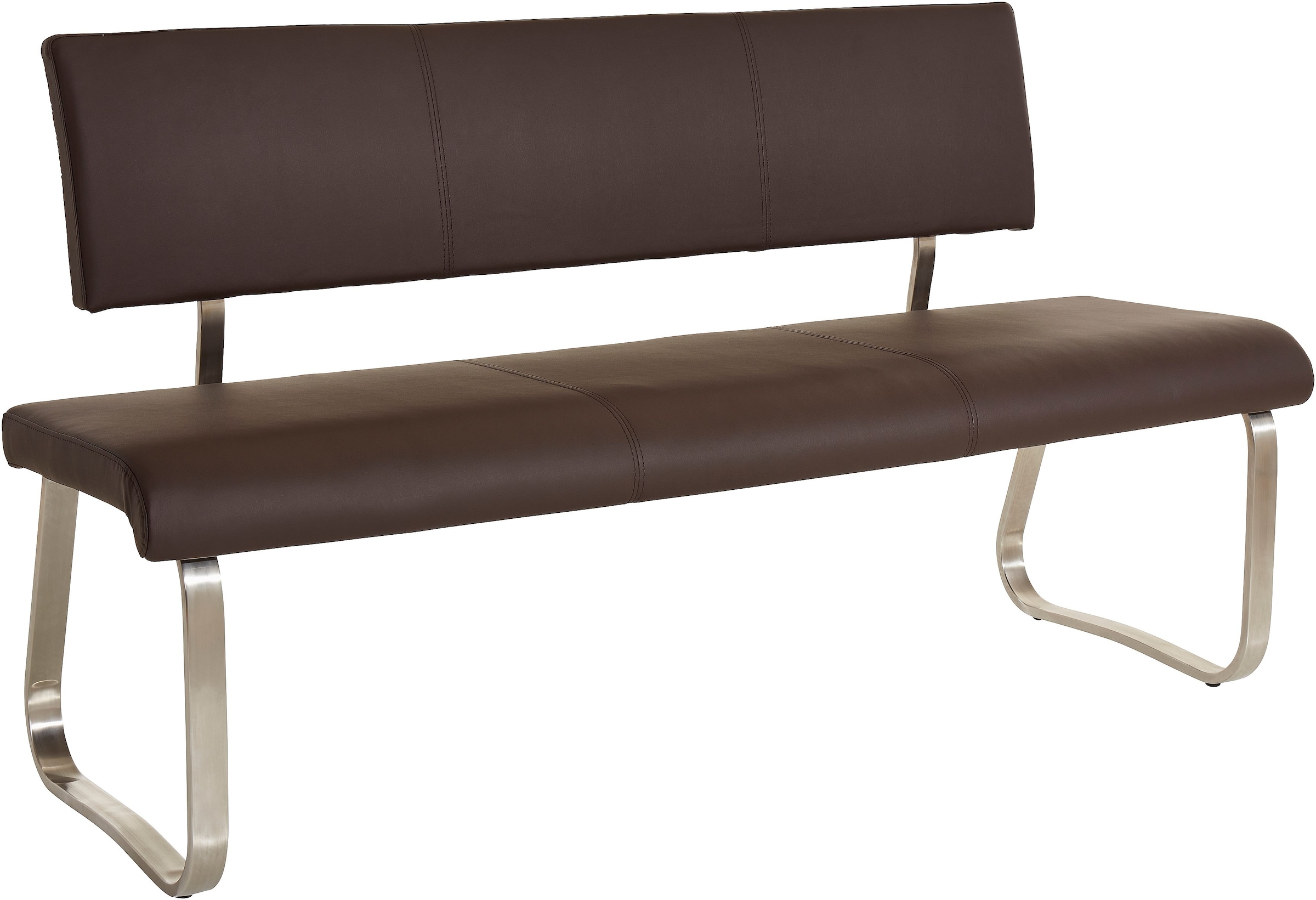 MCA furniture Polsterbank »Arco«, belastbar bis 280 Kg, Echtleder, in  verschiedenen Breiten bequem bestellen
