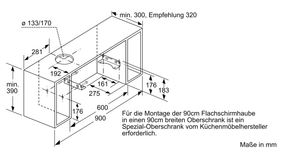 Constructa Flachschirmhaube »CD30976«