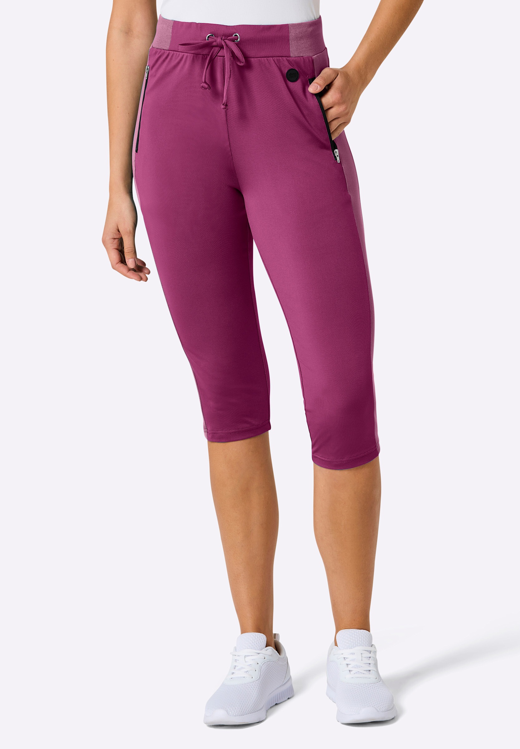 Witt Funktionshose »Sportleggings Caprileggings mit Teil-Dehnbund«