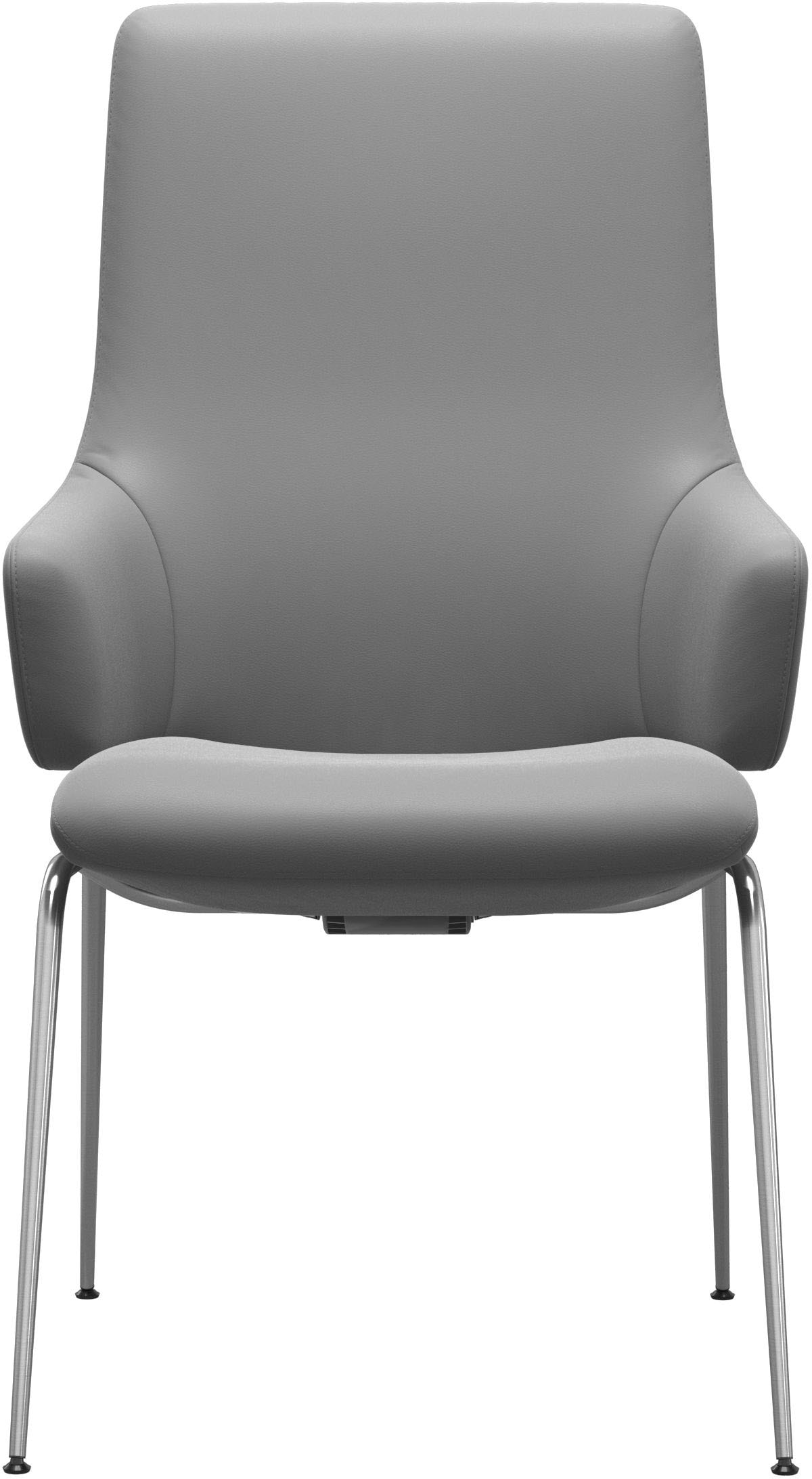 Stressless® Polsterstuhl »Laurel«, Leder BATICK, High Back mit Armlehne, Größe L, mit Beinen aus Stahl in Chrom matt