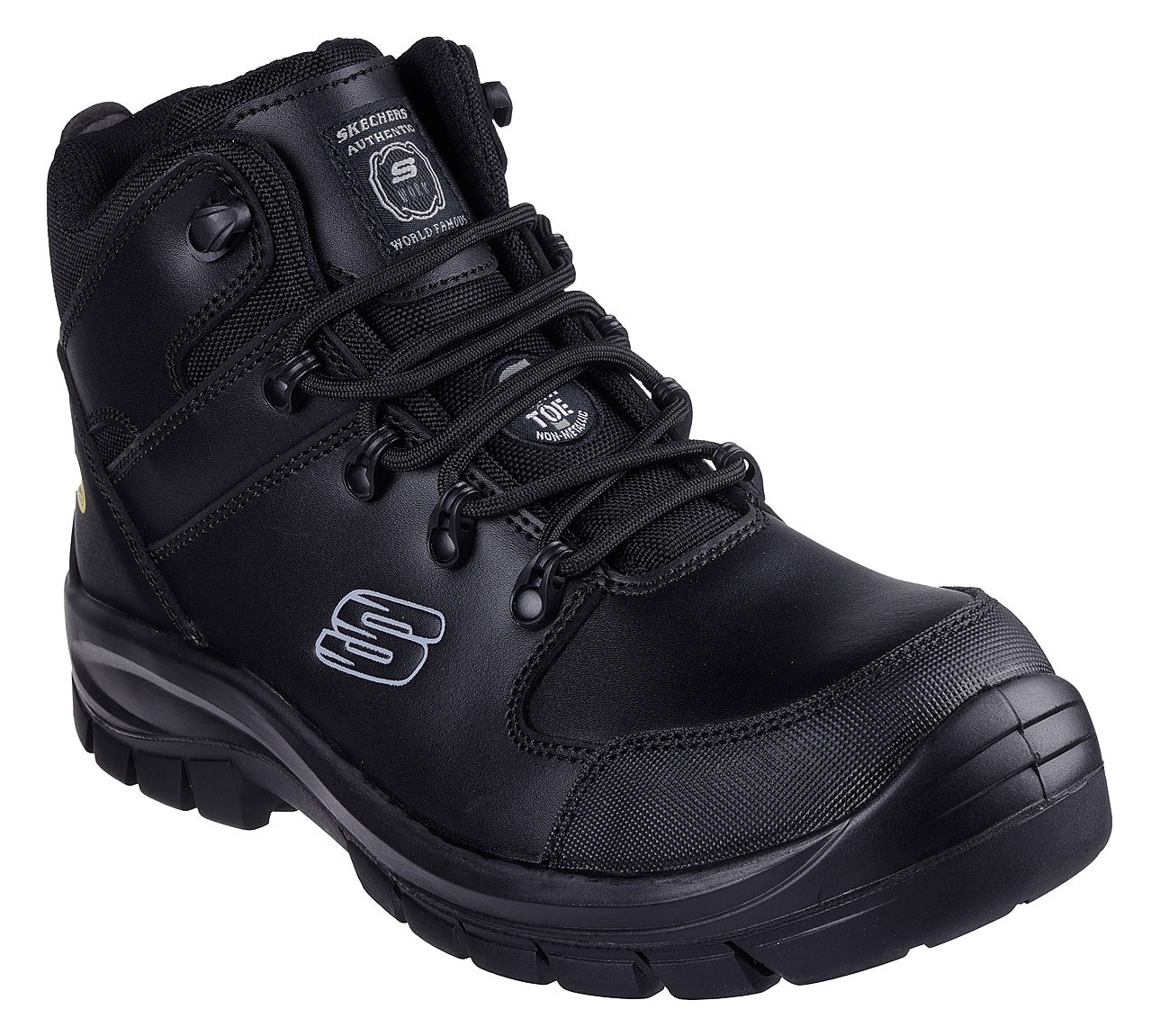 Skechers Sicherheitsstiefel »Trophus-Kilram SL3«, Arbeitsschuh, Berufsschuh, Schnürboots mit ESD und Zehenschutzkappe