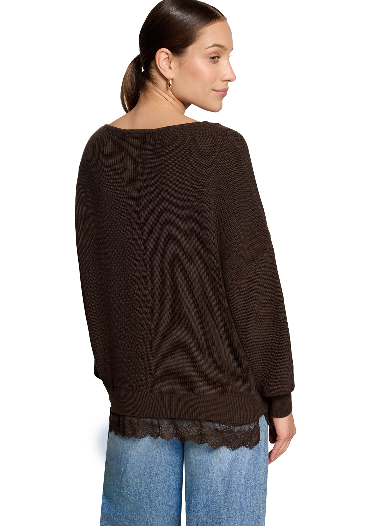 Zero Strickpullover »Strickpullover langarm«