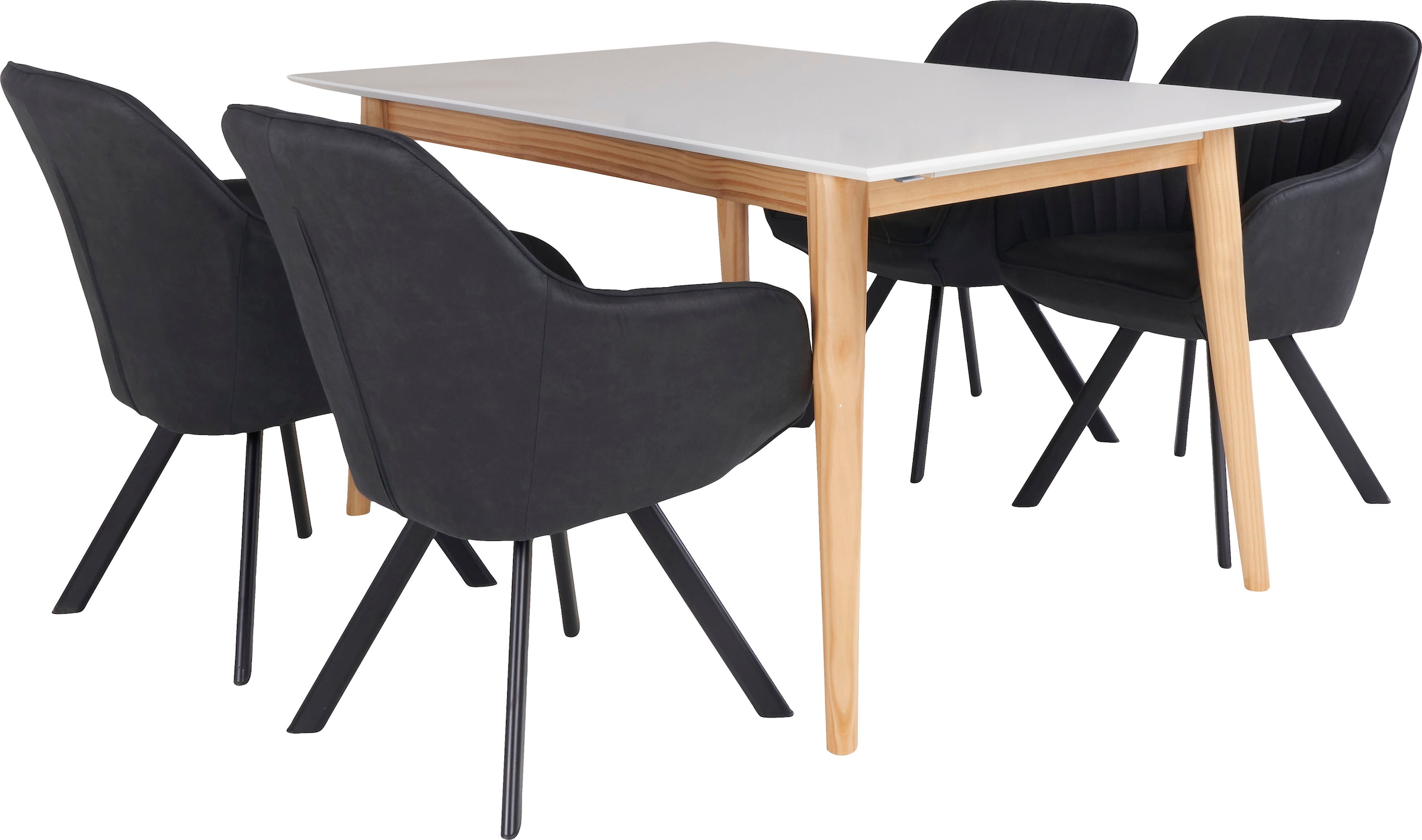 Homexperts Essgruppe kaufen tlg.), mit Tisch bequem (Set, »Odense«, ausziehbarem 5