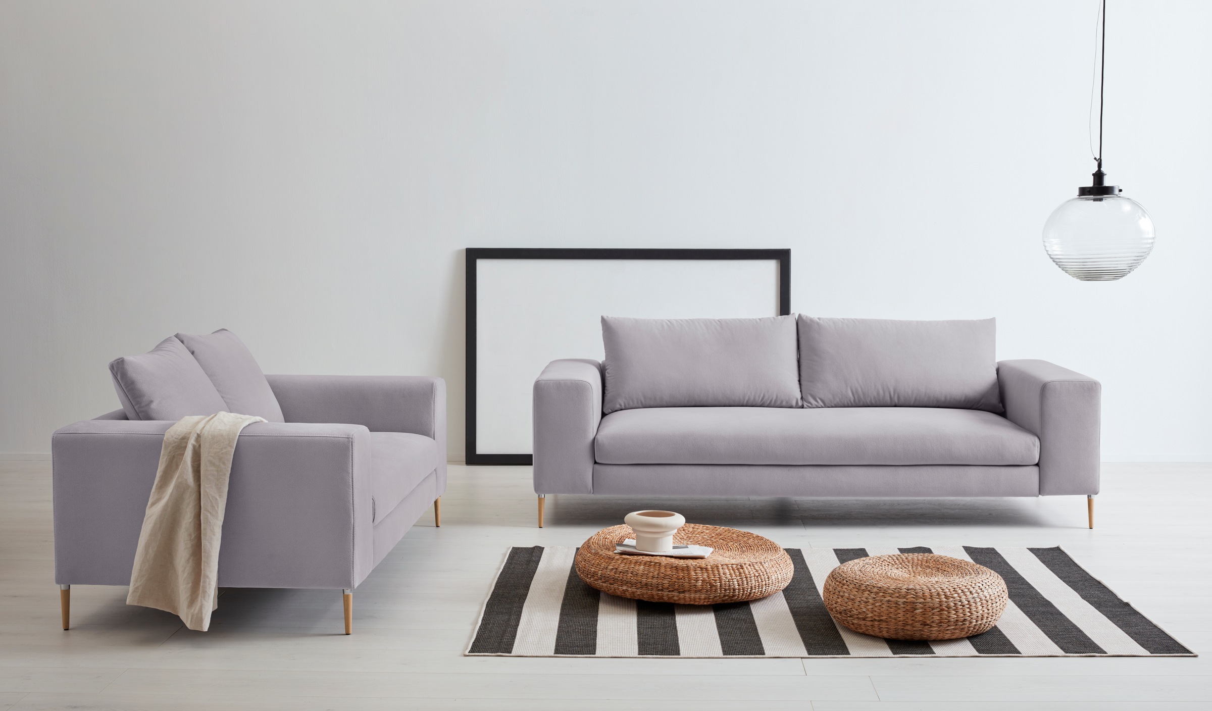 OTTO products 2-Sitzer »Finnja, softer, legerer Sitzkomfort, bequem, zeitloses Design« mit Recycling-Bezug