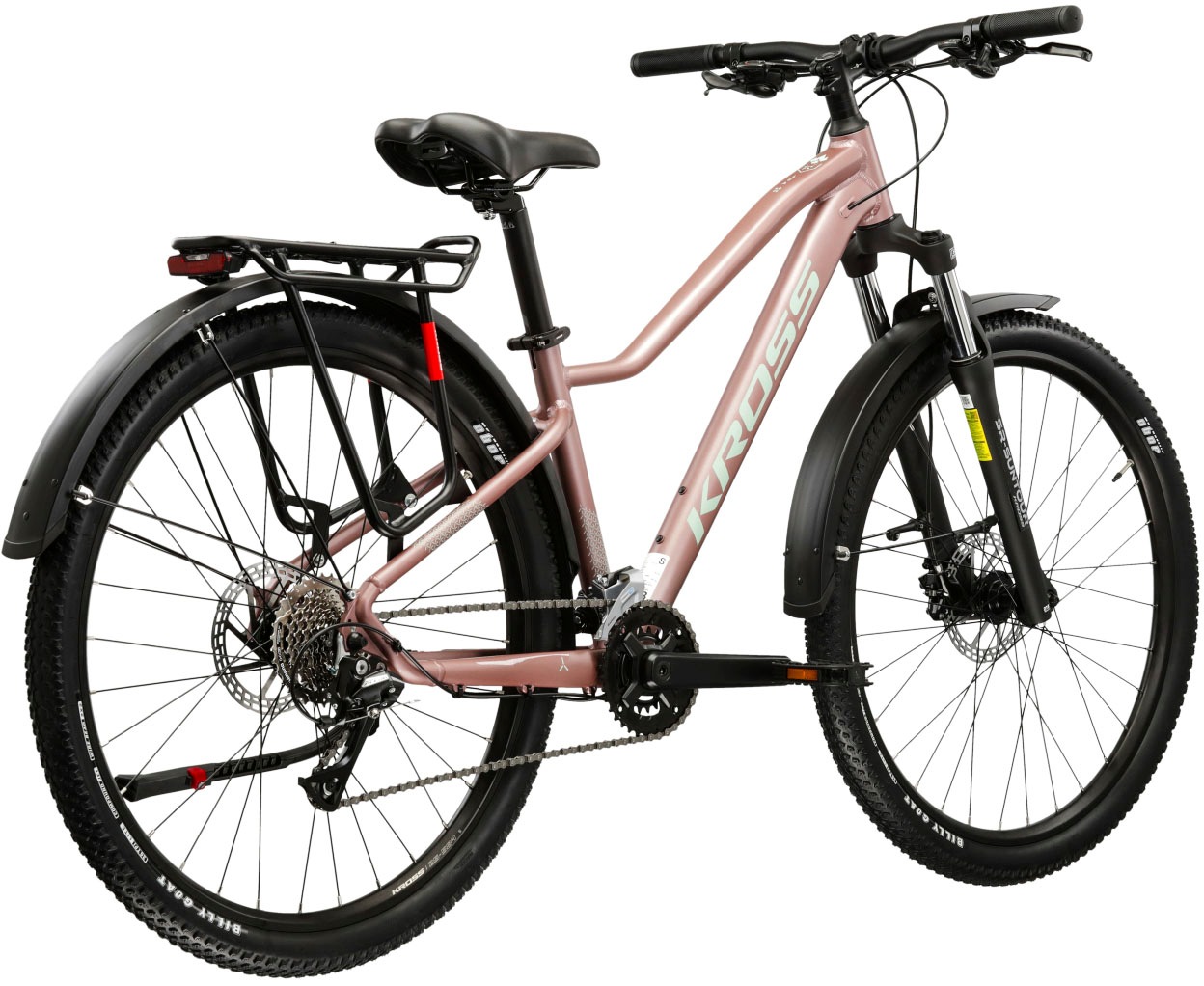 Kross Mountainbike »Damen Hardtail Lea 4.0 EQ« 16 Gang Shimano ACERA M3020 Schaltwerk Kettenschaltung