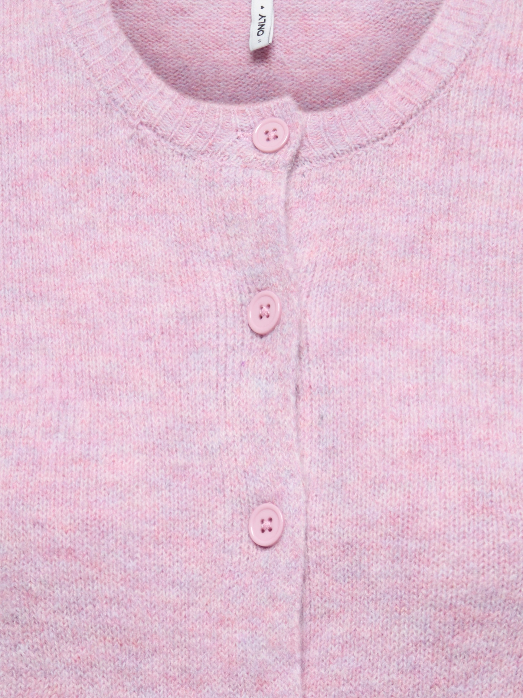 ONLY Strickjacke »ONLOLIVIA LS O-NECK CARDIGAN CC KNT« Materialmix, regular fit