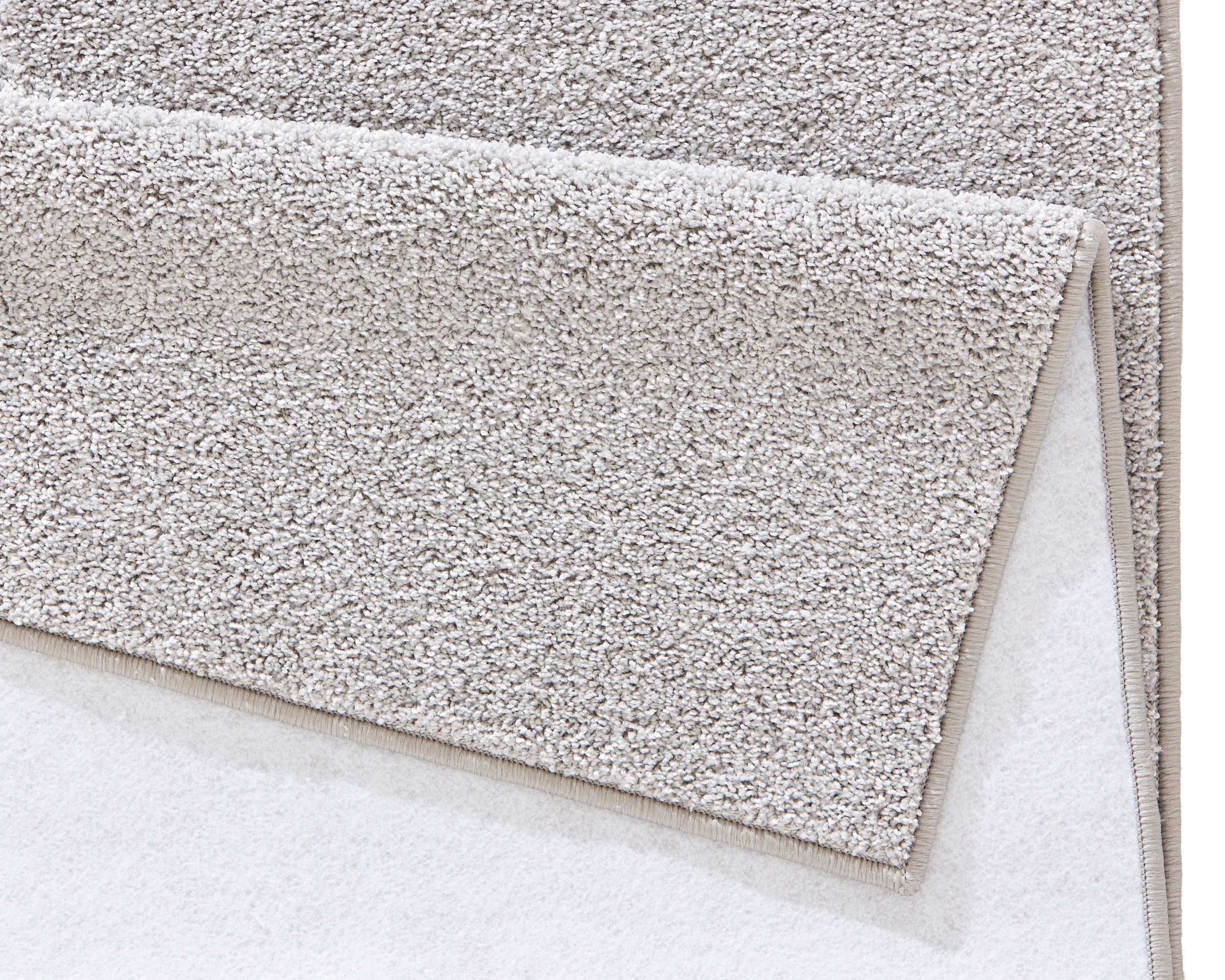 HANSE Home Teppich »Pure 100 Kurzflor«, rechteckig, 13 mm Höhe, Kurzflor, uni, umkettelt, Läufer, Wohnzimmer, Kinderzimmer, Flur