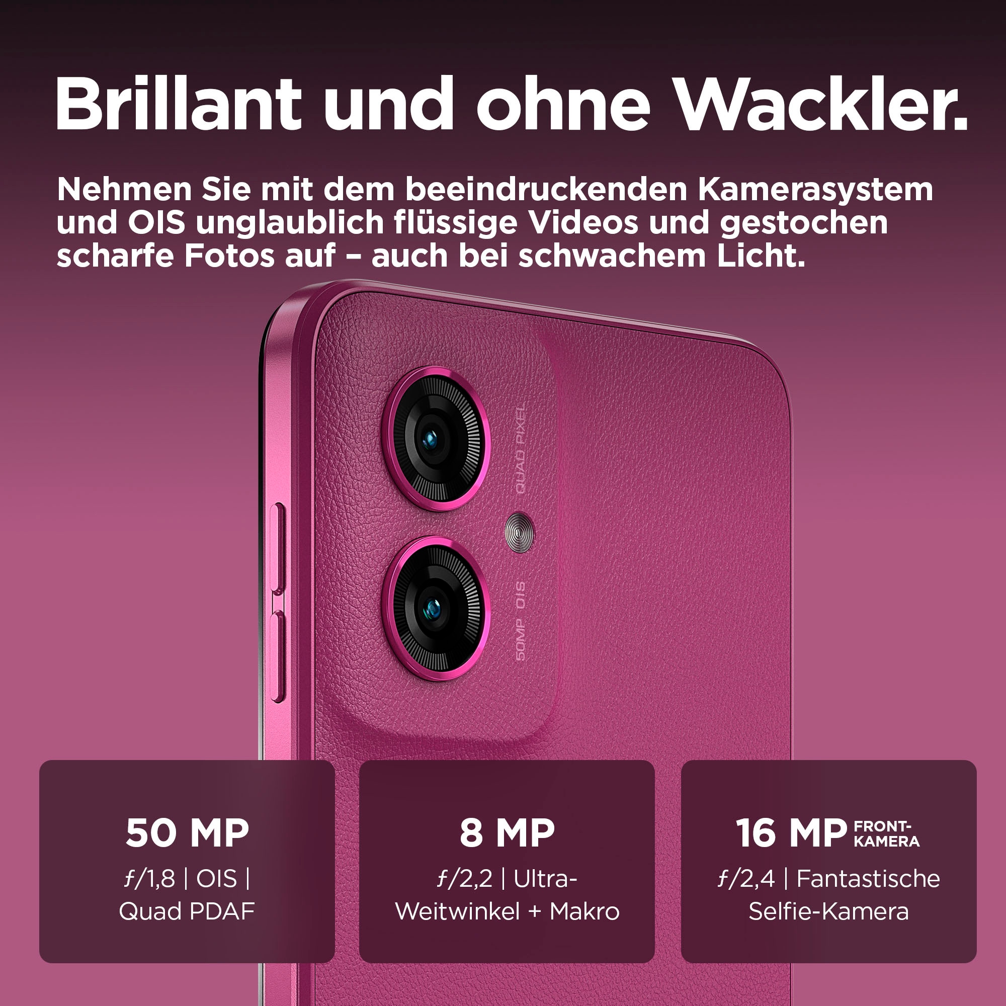 Motorola Smartphone »moto g55 5G«, Twilight Purple