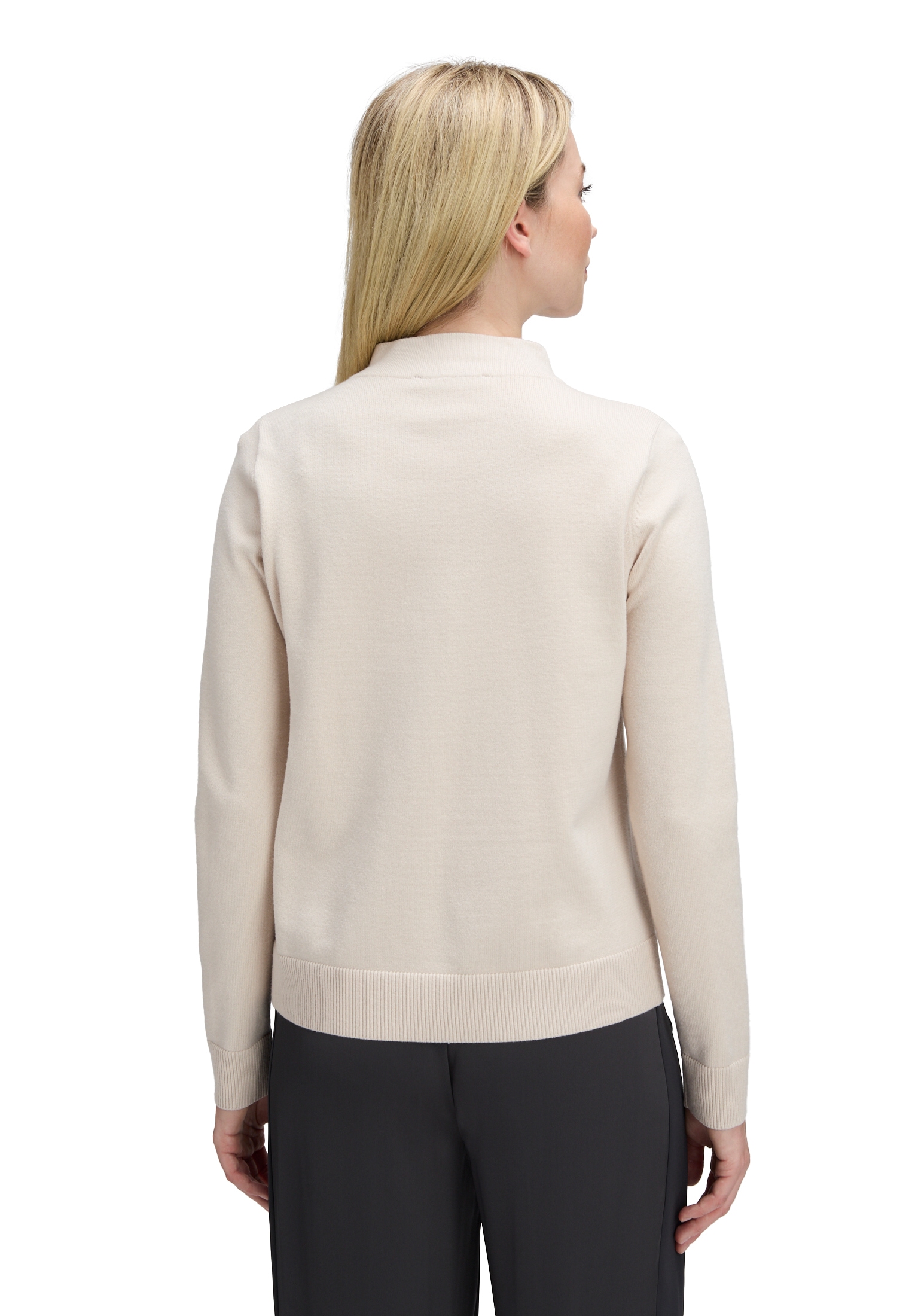 Betty Barclay Rundhalspullover »Basic-Strickpullover mit Stehkragen«