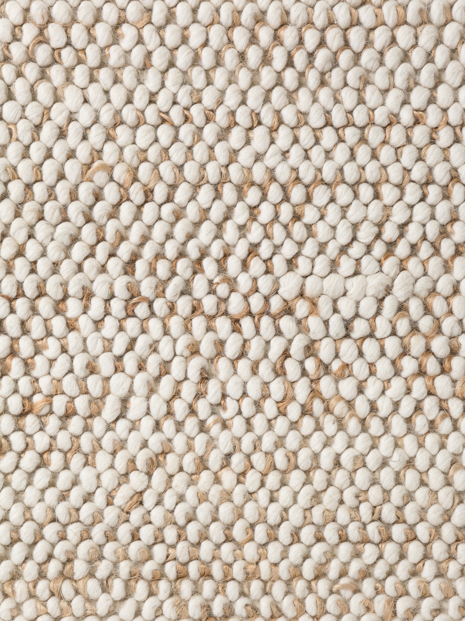 Villeroy & Boch Teppich »Peas« rechteckig 18 mm Höhe Handgewebt, Bouclé, Wolle, Jute, Natur, Läufer, Wohnzimmer, Skandi