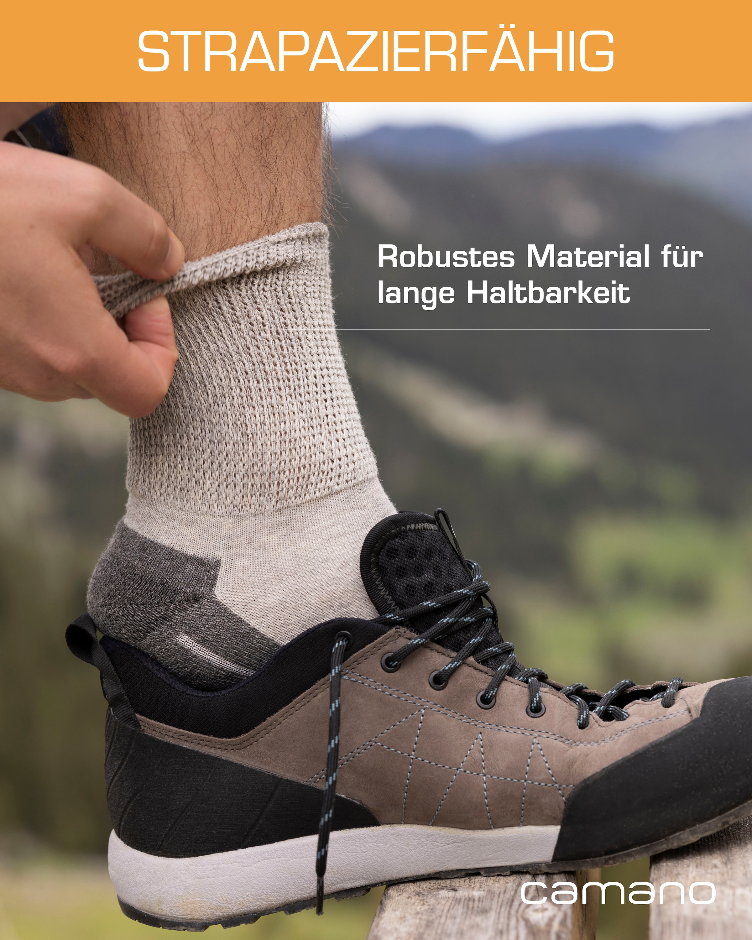 Camano Socken »function« 4 Paar tlg. perfekte Feuchtigkeitsregulation