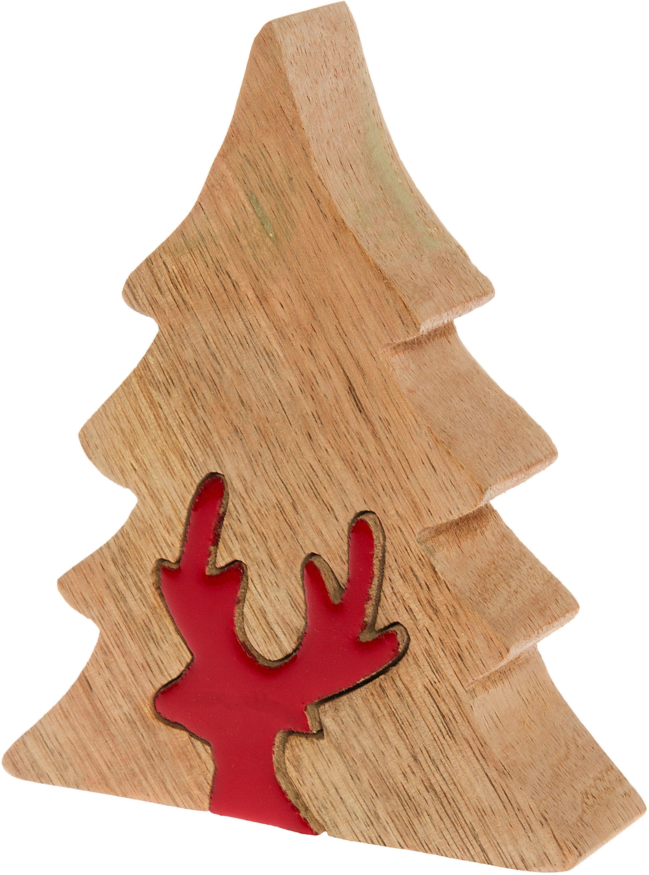 Weihnachtsbaum, mit bequem ca. kaufen »Deko Baum, Dekobaum Puzzle Myflair & Accessoires Holz, 17 Rentier«, Weihnachtsdeko Möbel aus Höhe cm