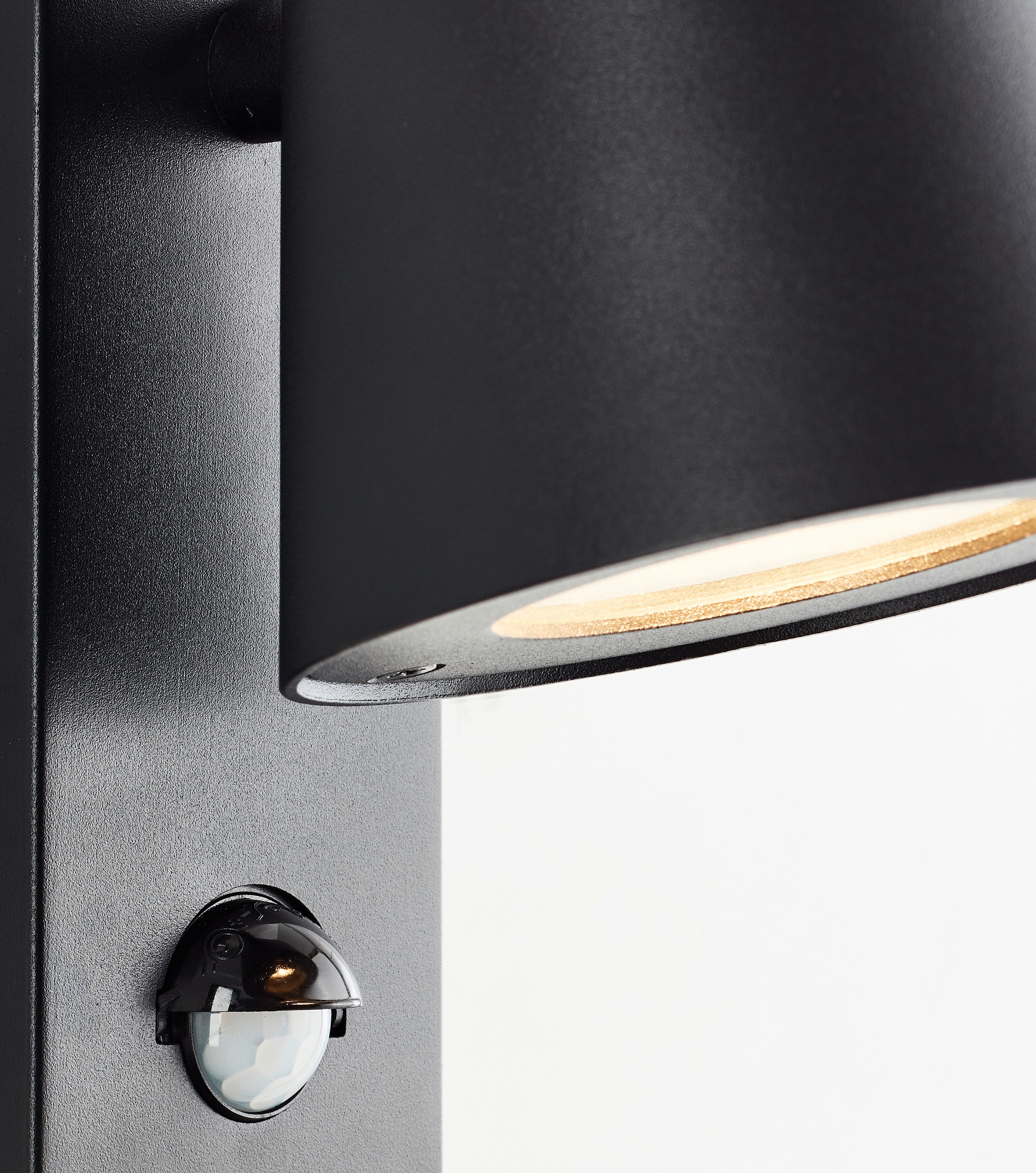 Brilliant Außen-Wandleuchte »Bari« GU10 1 Stk. Außenwandlampe mit Bewegungsmelder, GU10, Metall/Kunststoff, schwarz